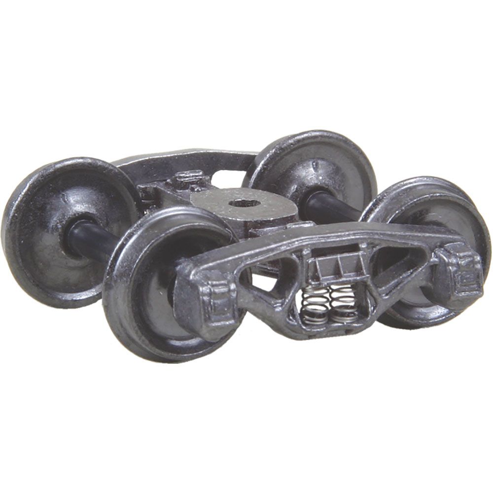 Kadee 500 HO Scale Bettendorf 50-ton Trucks with 33" Smooth Back Wheels - Metal Fully Sprung (2 pcs)