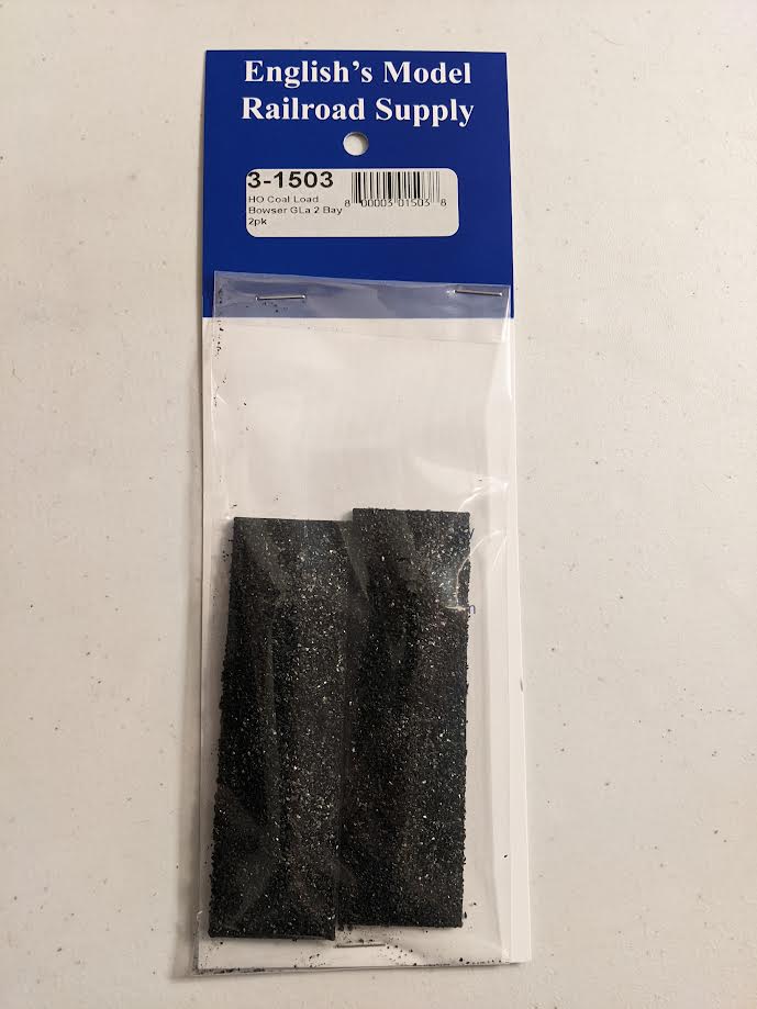 English's Model Railroad Supply 3-1503 HO Scale, Coal Load for Bowser Gla Hopper (2 Pack)