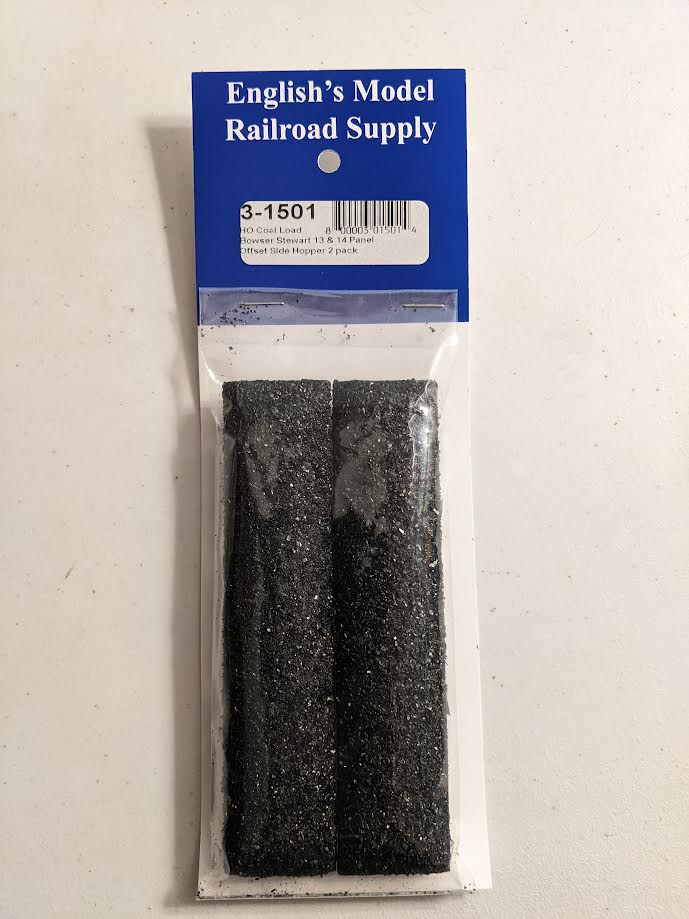 English's Model Railroad Supply 3-1501 HO Scale, Coal Load for Bowser/Stewart 14 & 13 Panel, Offset (2 Pack)