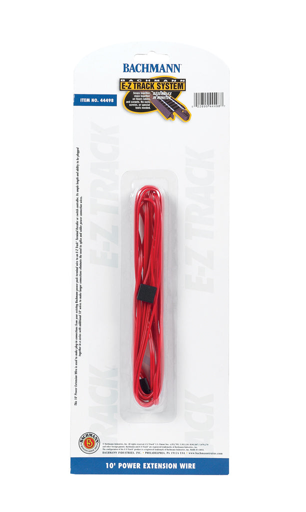 Bachmann 44498 Multi Scale, 10' Power Extension Wire (Red)