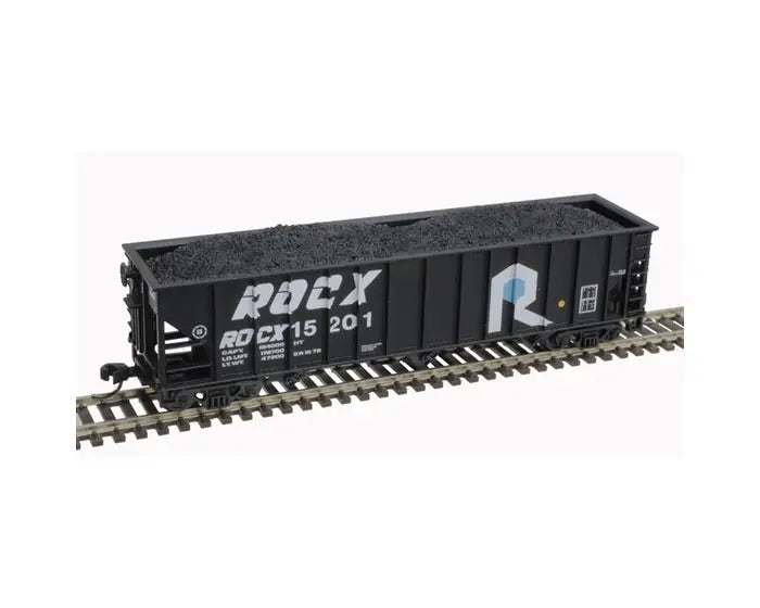 Atlas Trainman 50005852 N Scale, 90 Ton Hopper, Rock Island ROCX #15001