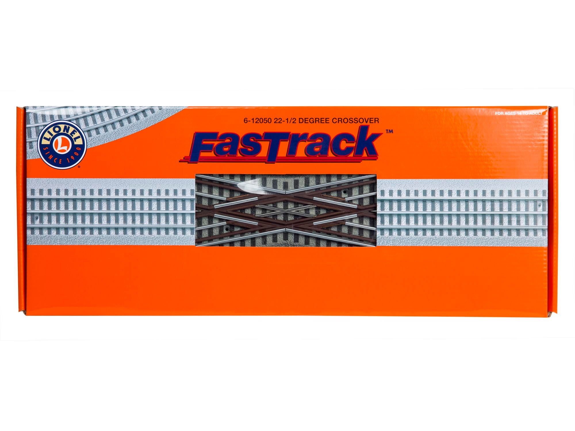 Lionel 6-12050 O, FasTrack 22 1/2-degree Crossover