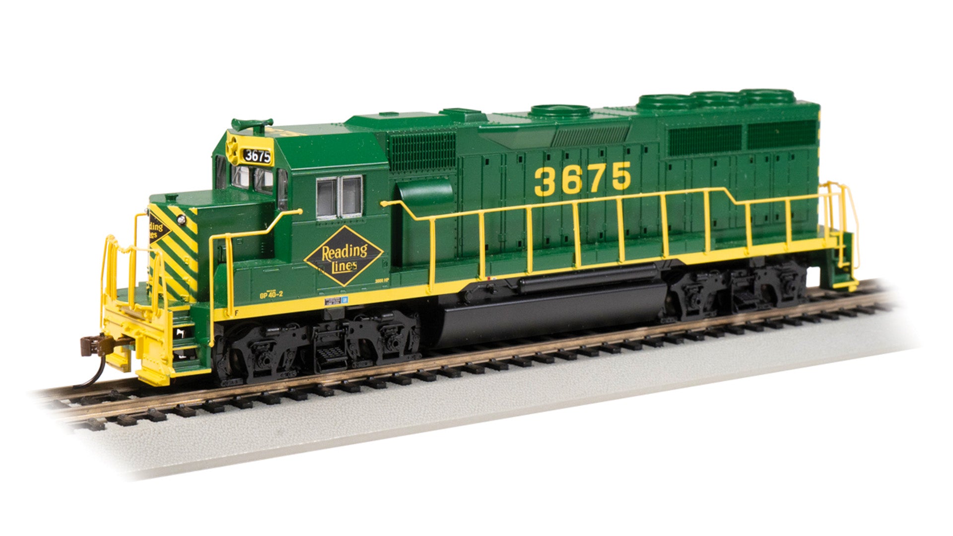 Bachmann 66310 HO Scale, EMD GP Diesel Locomotive, Reading #3675 (DCC Sound Value On Board)