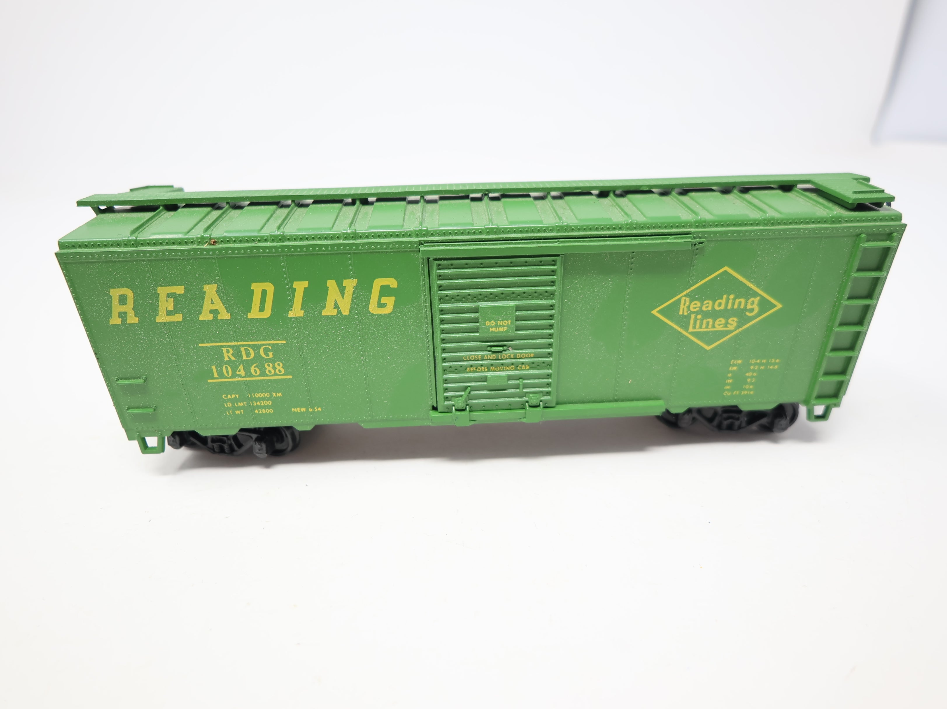 USED Athearn HO Scale 40' Box Car Reading RDG #104688