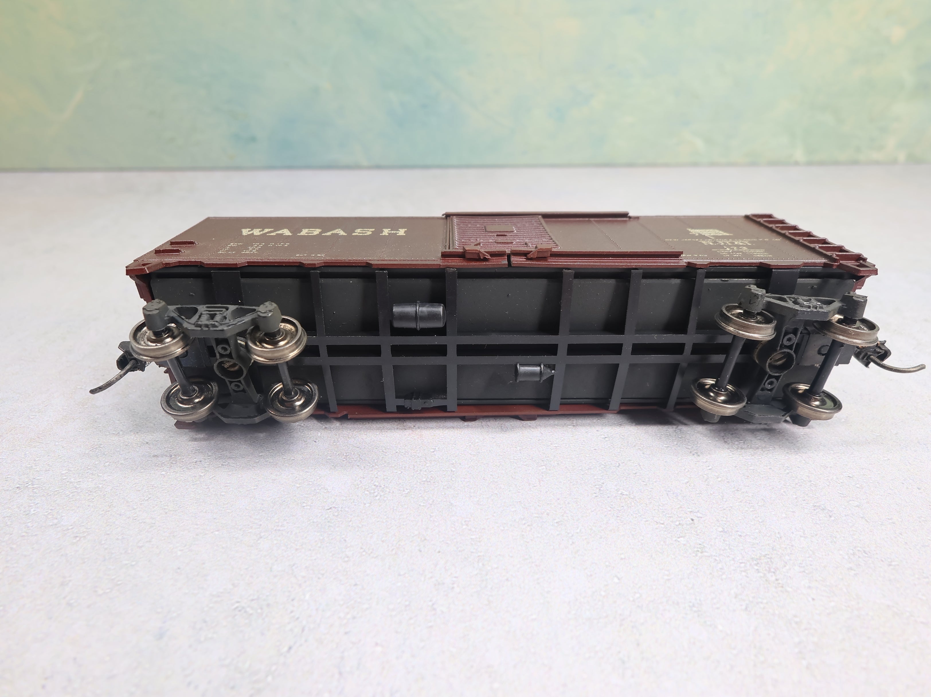 USED Athearn HO Scale 40' Box Car Wabash NJI&I #173 Light Weathering