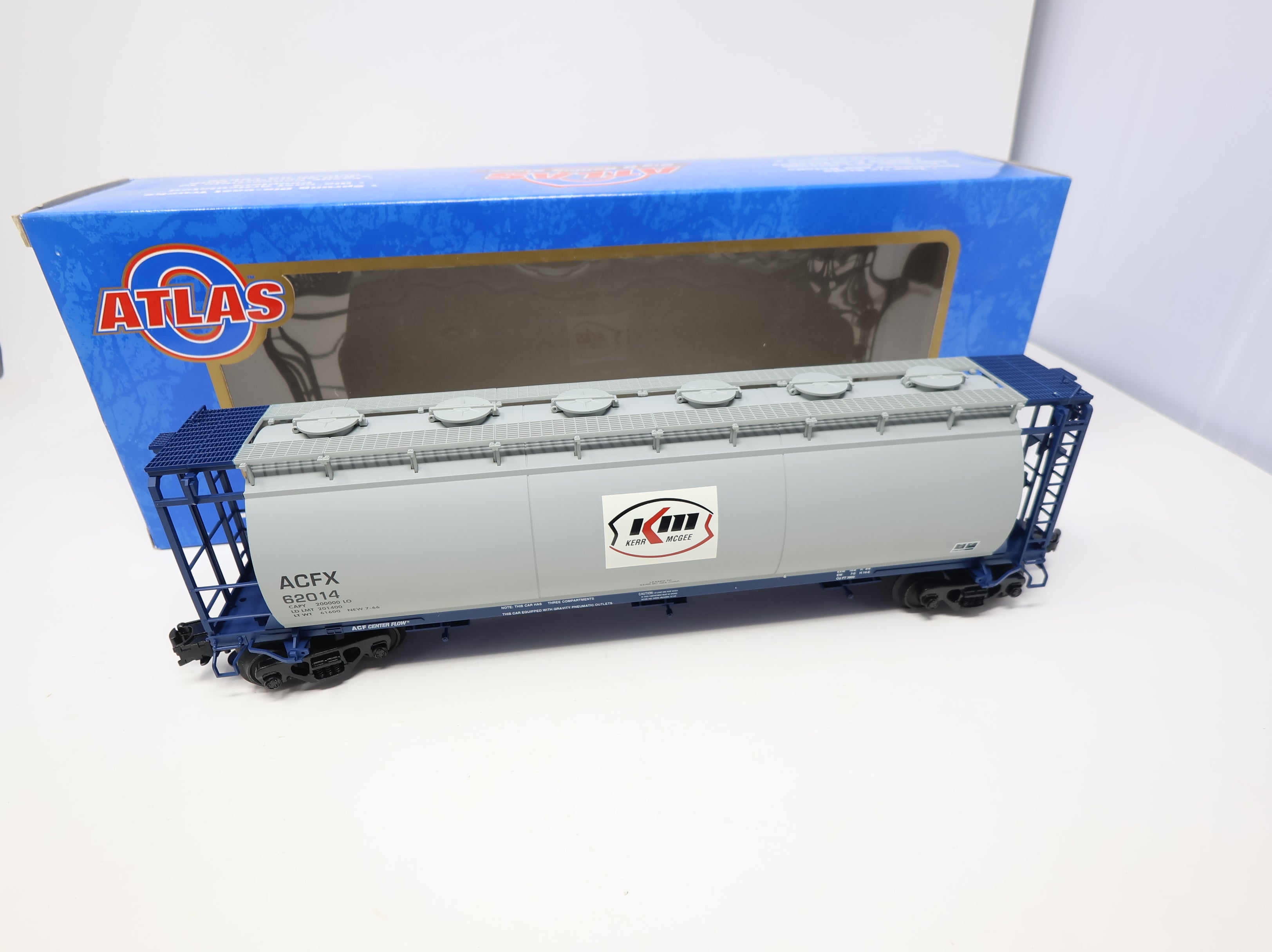 USED Atlas #6307-2 O 3 Bay Cylindrical Hopper Kerr-Mcgee ACFX #62014