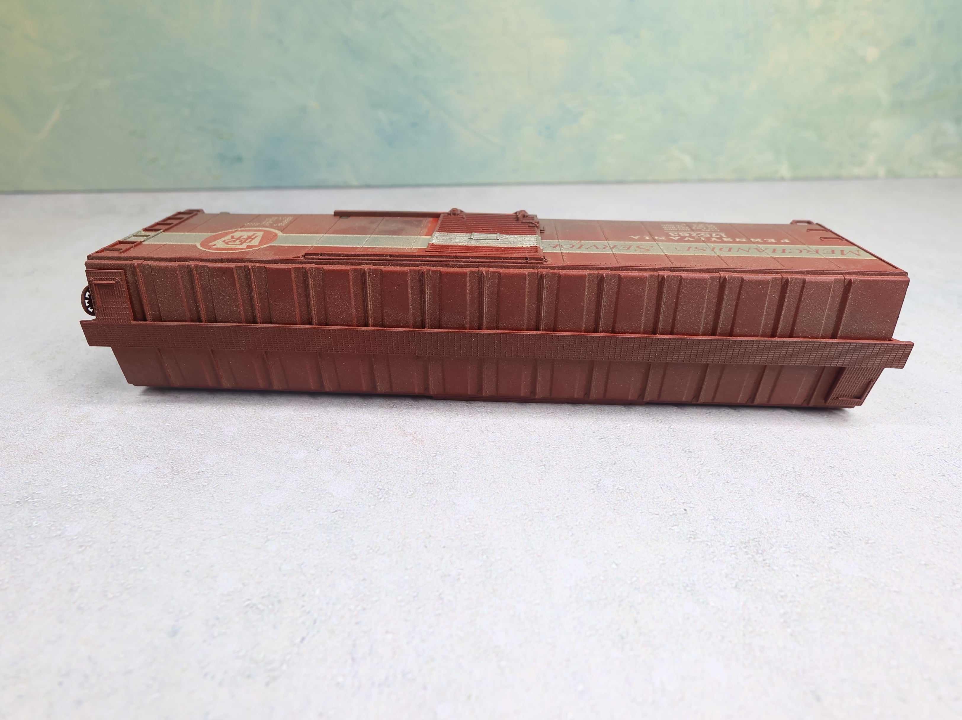 USED Athearn HO Scale 50' Box Car Pennsylvania #175263 Merch Service Weathered