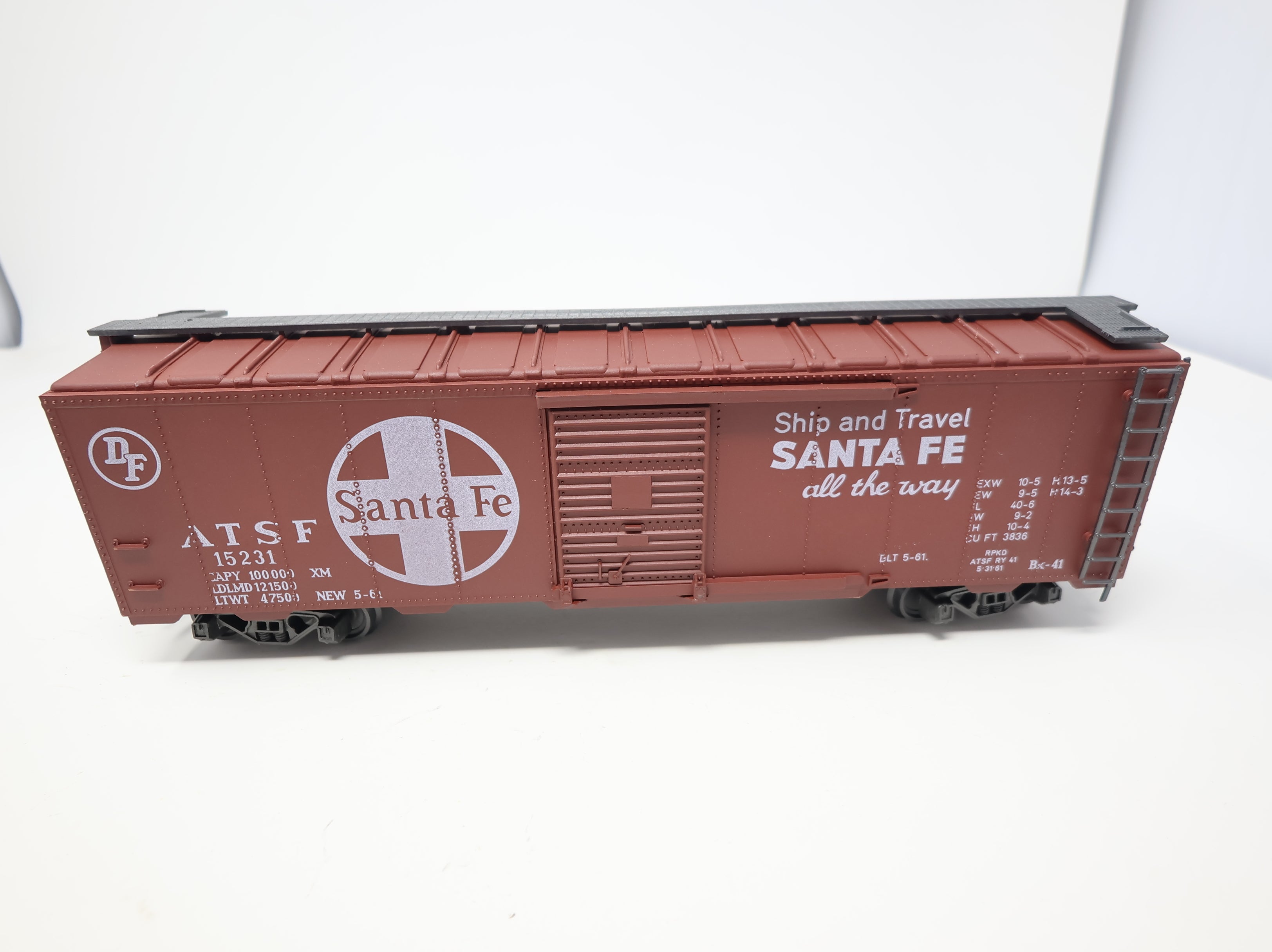 USED AHM O Box Car Santa Fe ATSF #15231