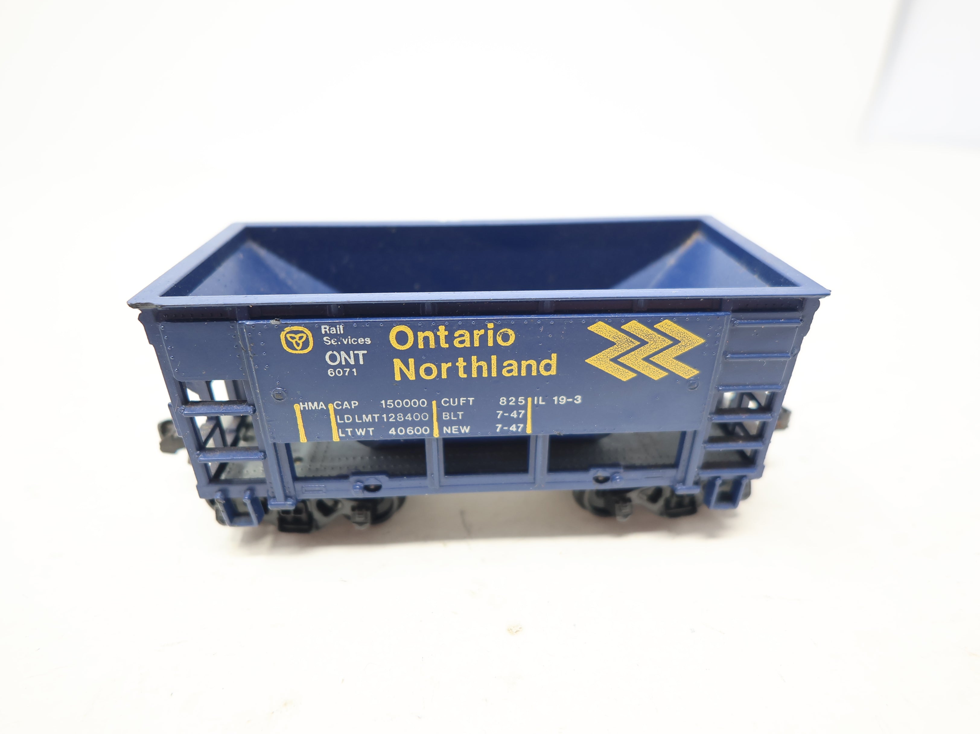 USED Roundhouse HO Scale Ore Car Ontario Northland ONT #6071