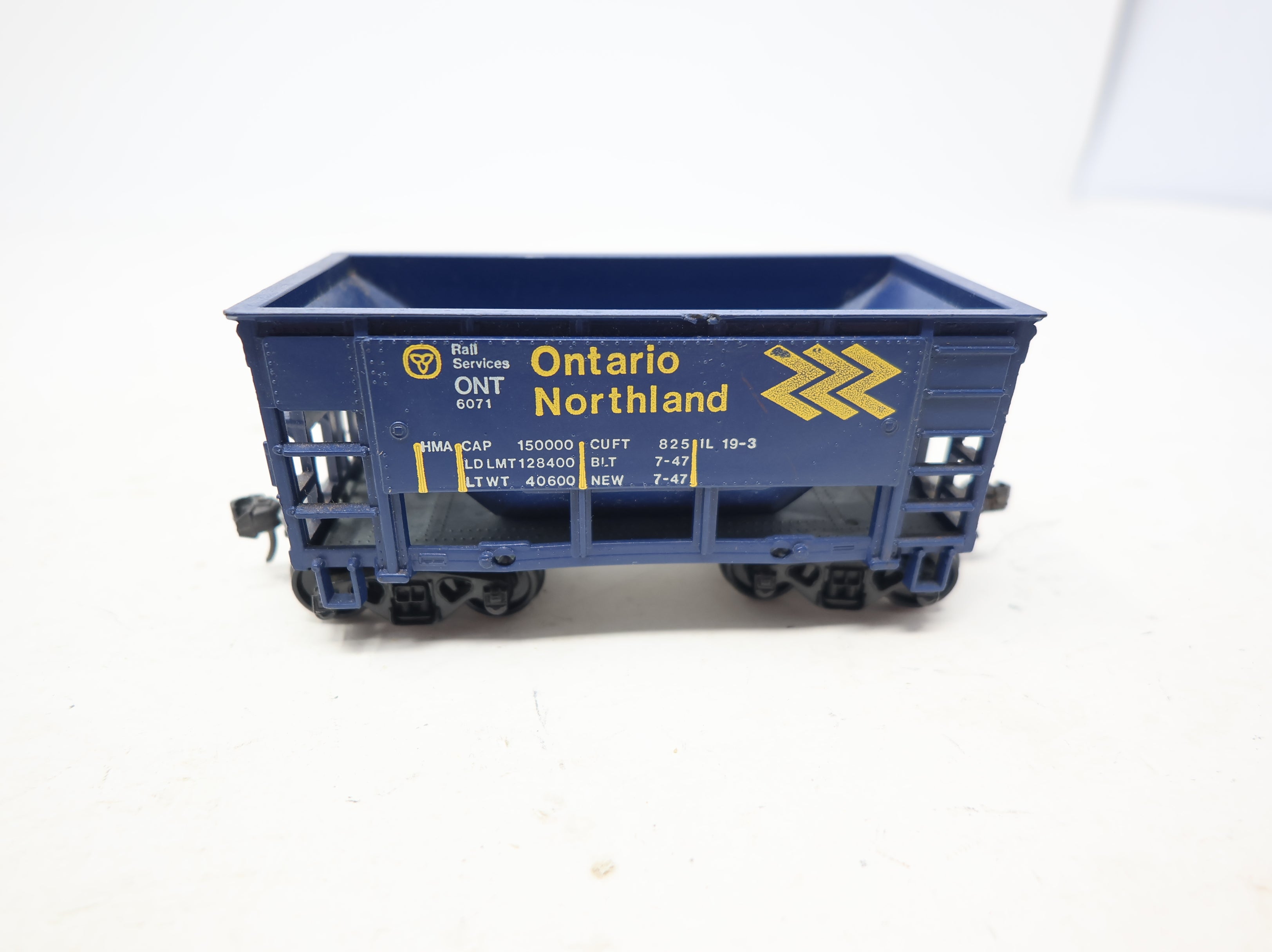 USED Roundhouse HO Scale Ore Car Ontario Northland ONT #6071