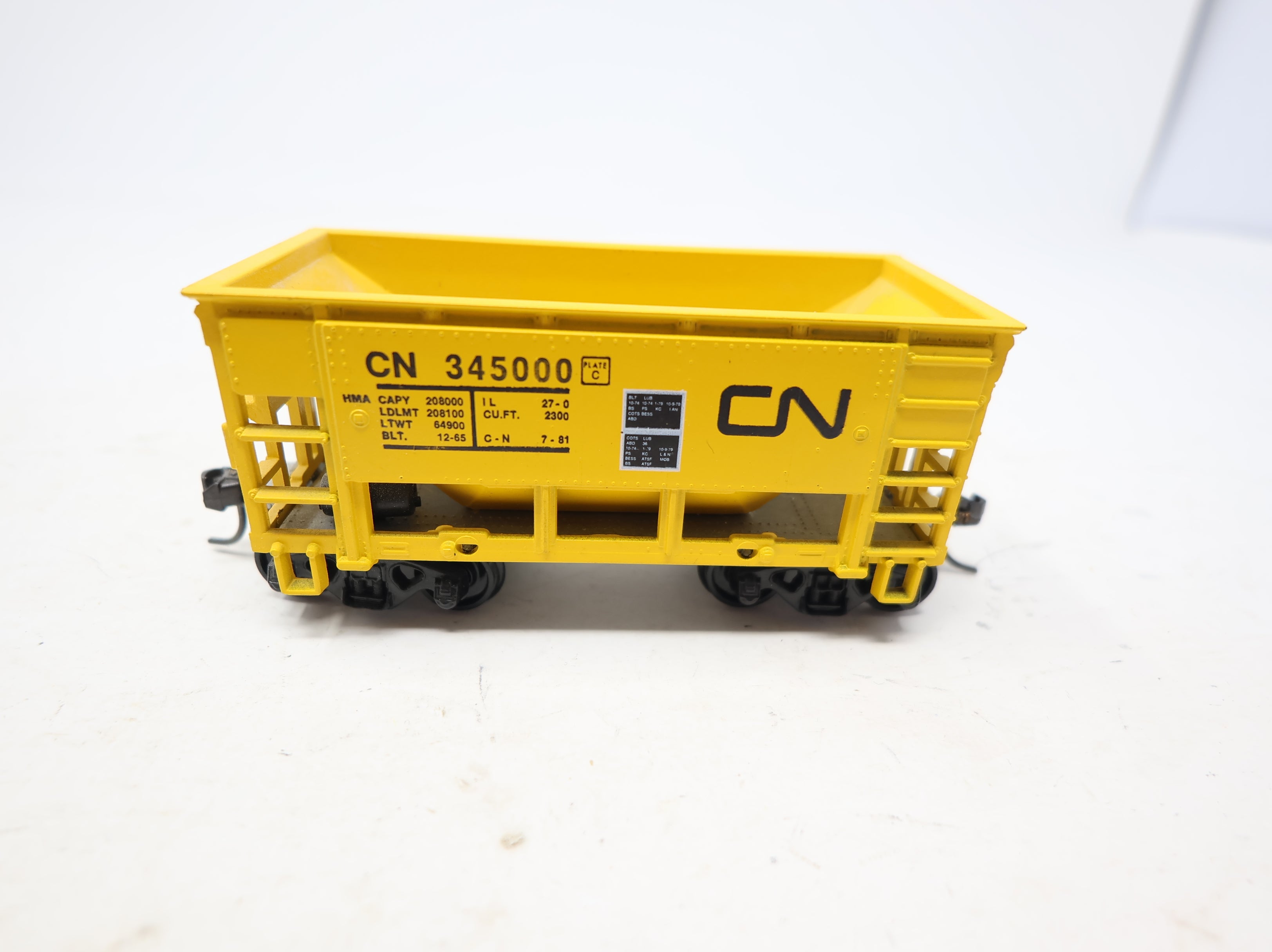 USED Roundhouse HO Scale Ore Car Canadian National CN #345000