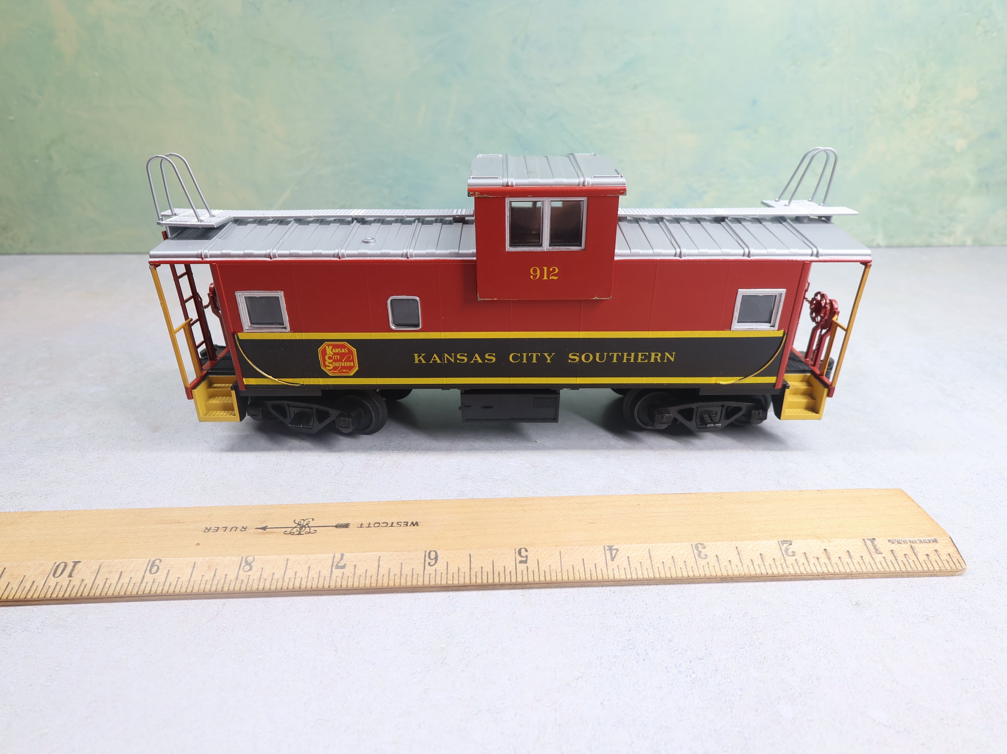 USED Atlas O Caboose Kansas City Southern #912 Custom