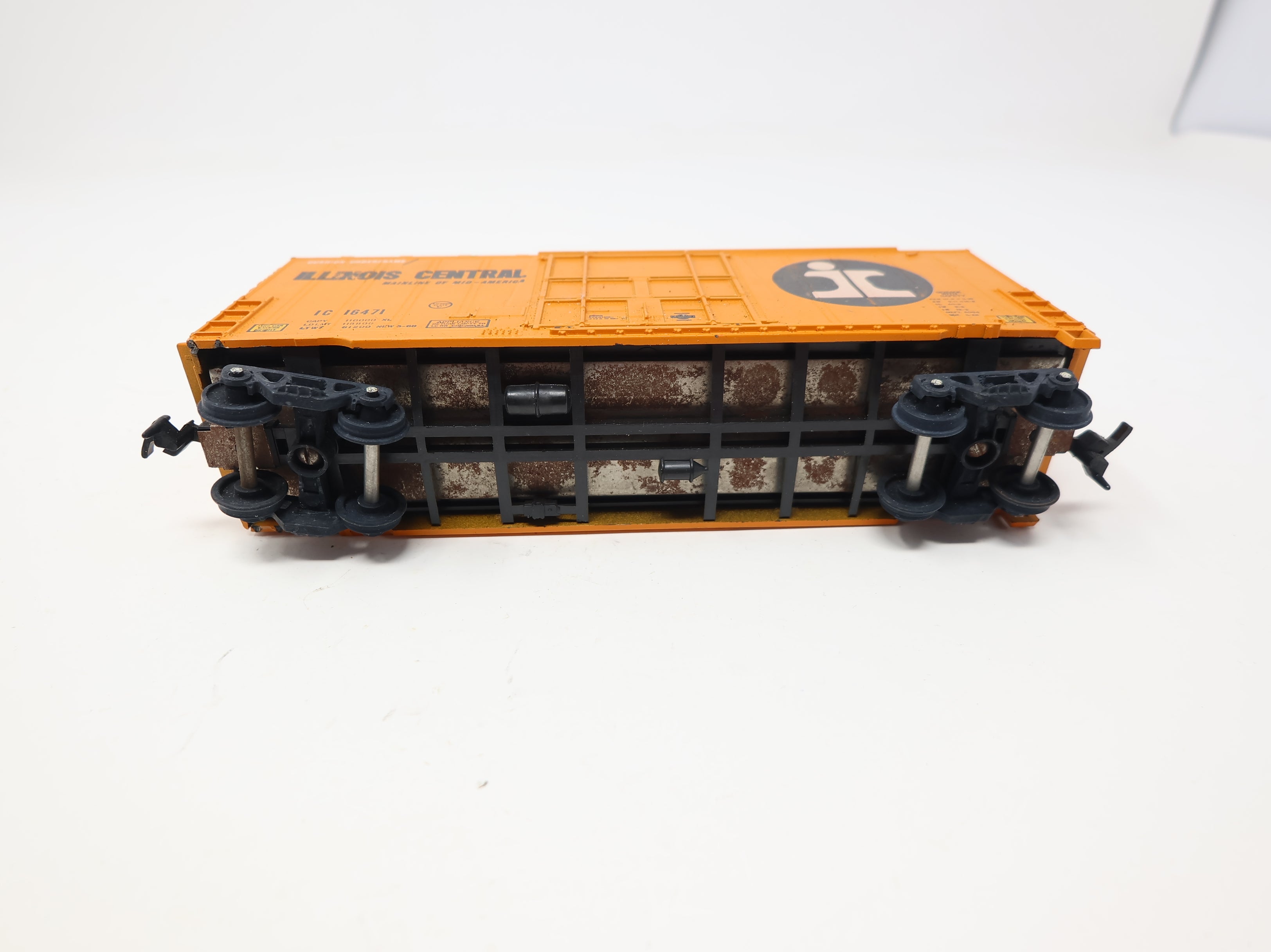 USED Athearn HO Scale 40' Hi-Cube Box Car Illinois Central IC #16471