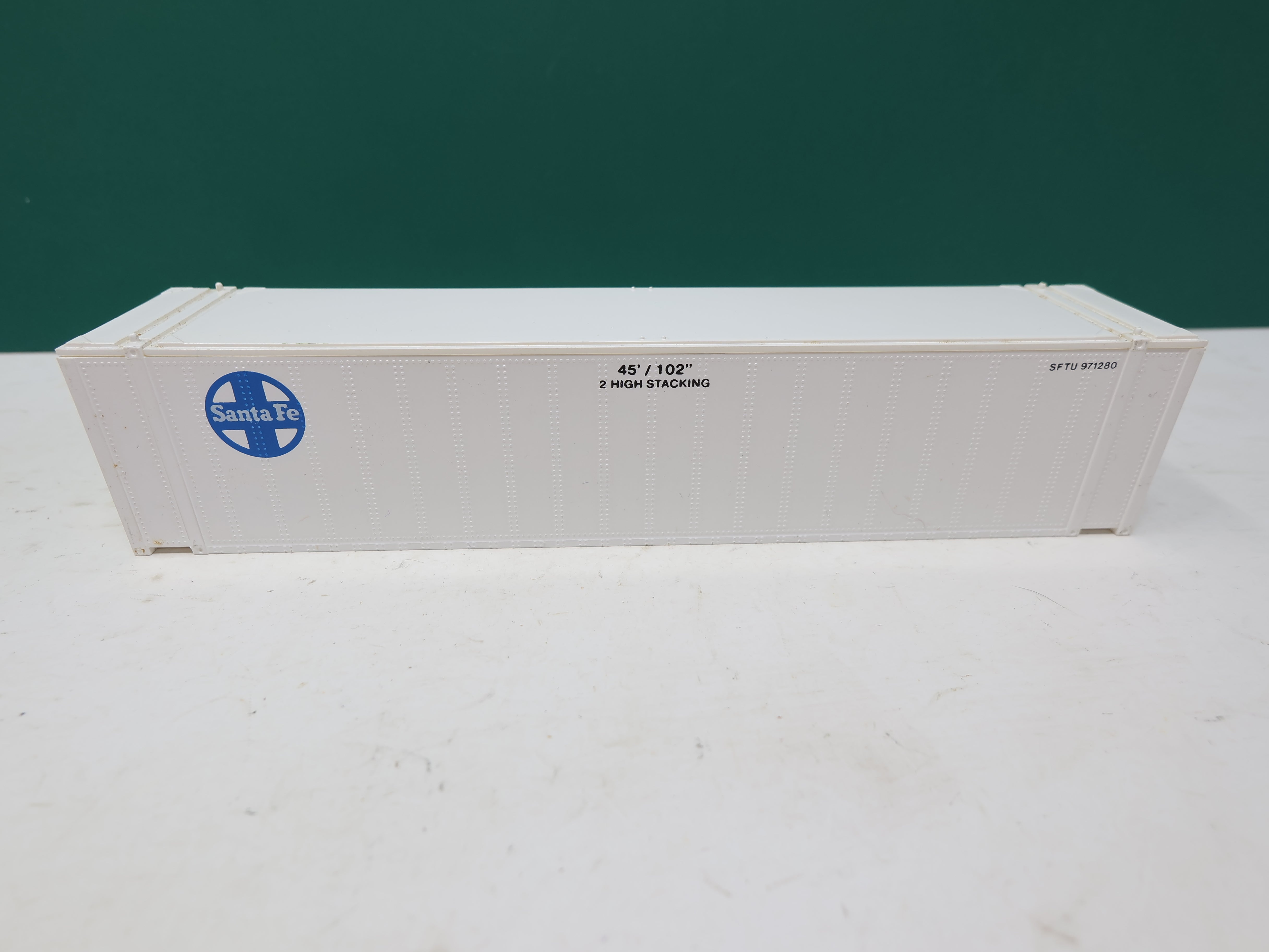 USED Con-Cor HO Scale, 45' Container, Santa Fe SFTU #971280