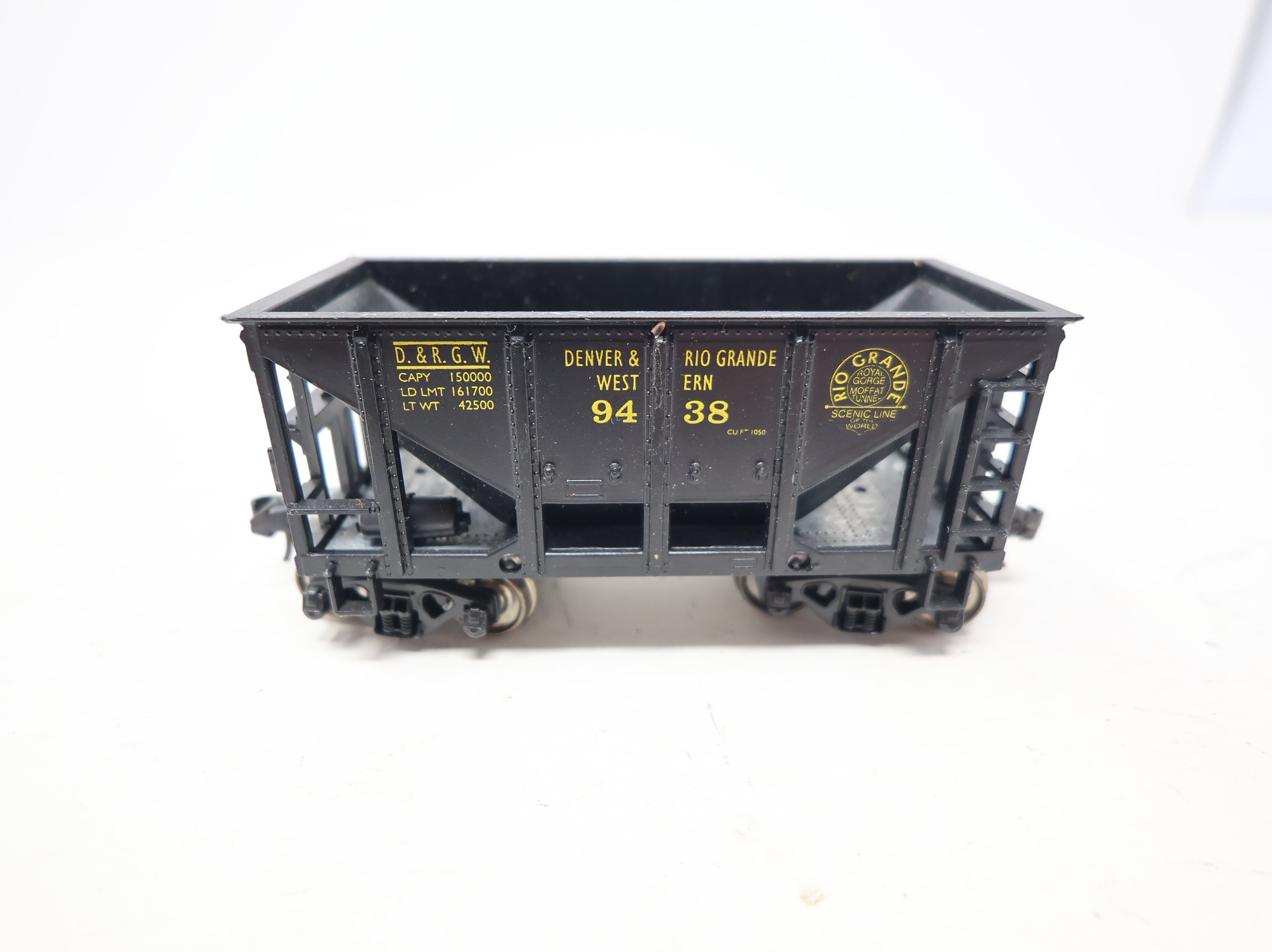 USED Roundhouse HO Scale Ore Car Rio Grande D&RGW #9438