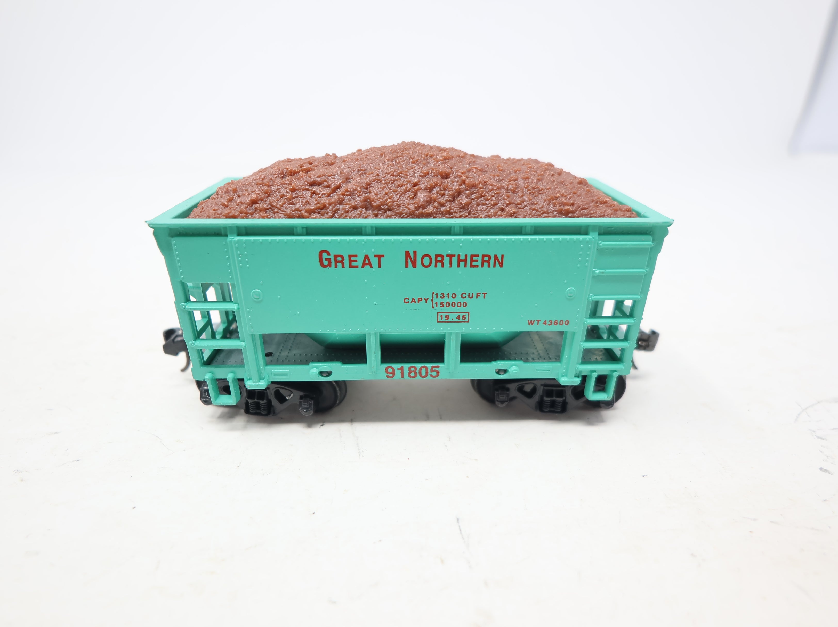 USED Roundhouse HO Scale Ore Car Great Northern GN #91805 w/ Load