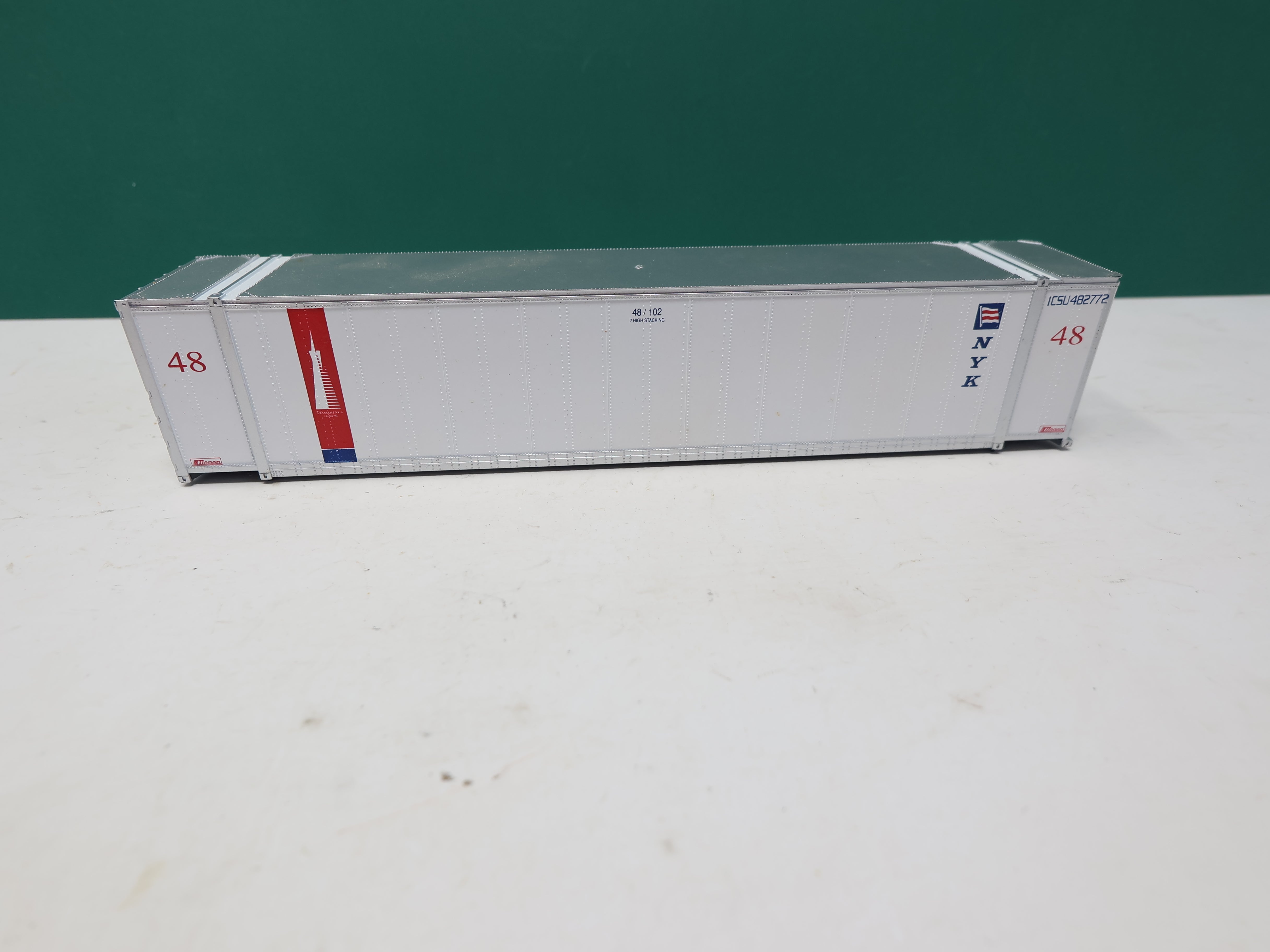 USED HO Scale, 48' Container, NYK ICSU #482772