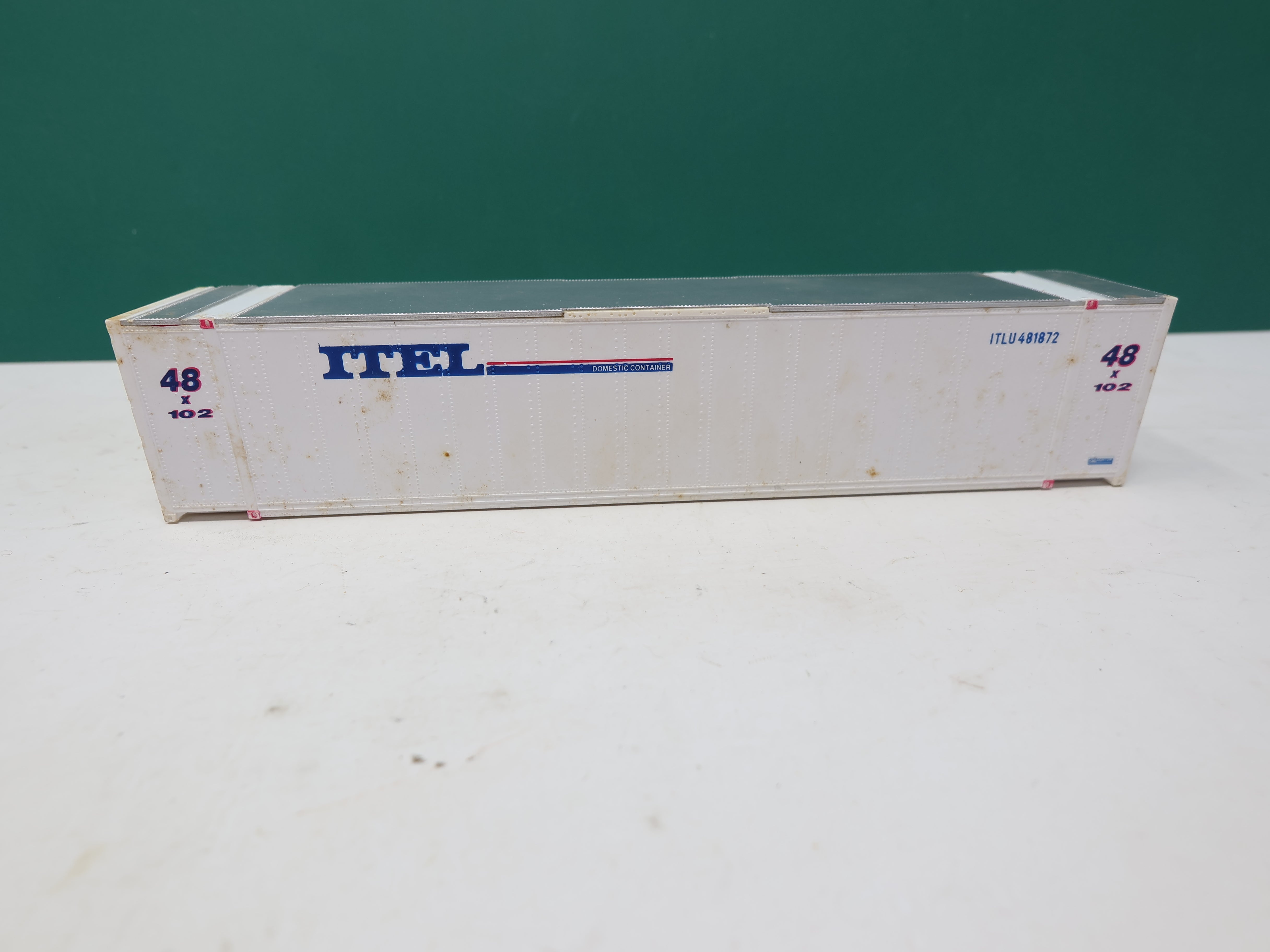 USED Walthers HO Scale, 48' Container, ITEL ITLU #481872