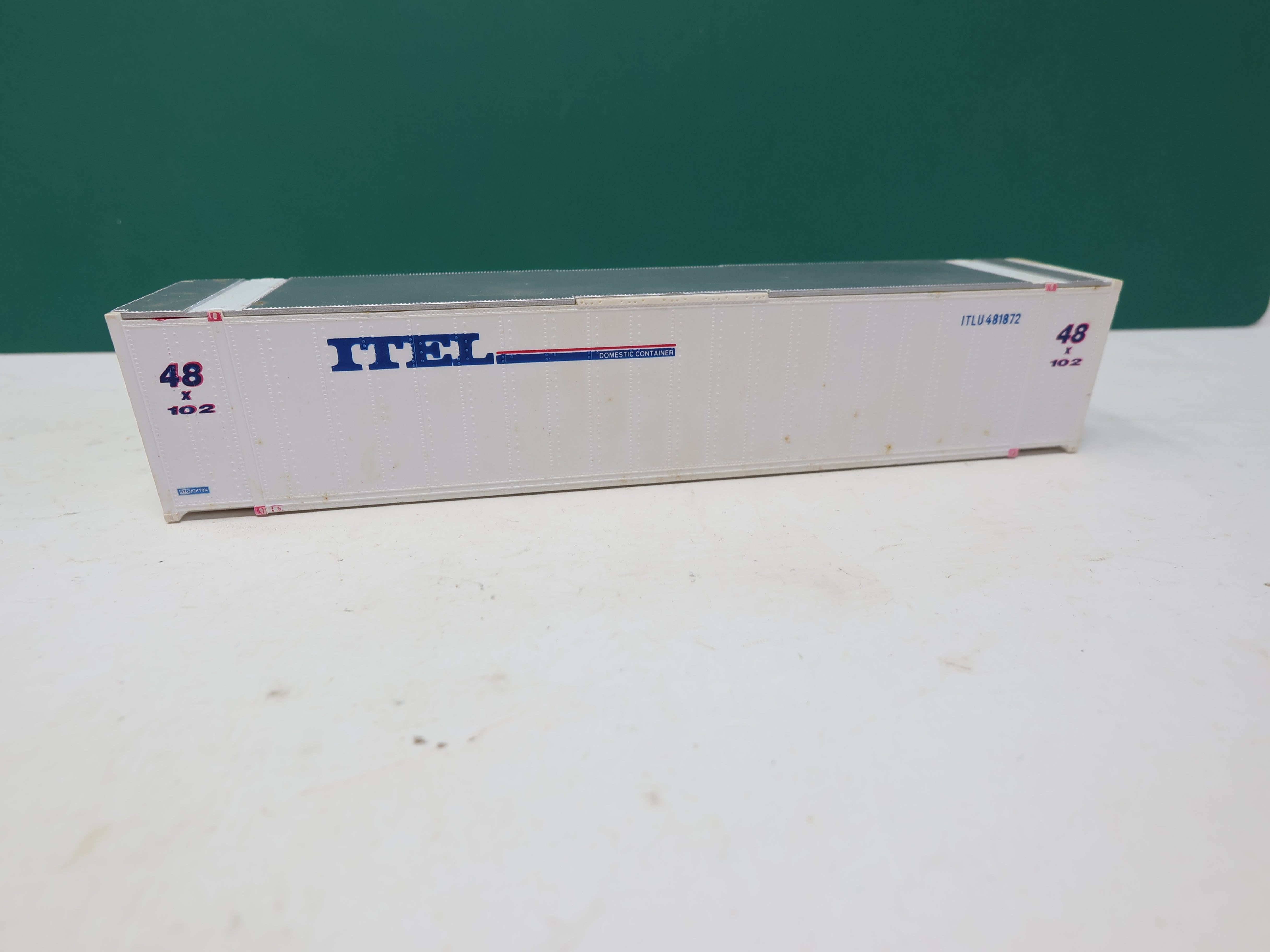 USED Walthers HO Scale, 48' Container, ITEL ITLU #481872