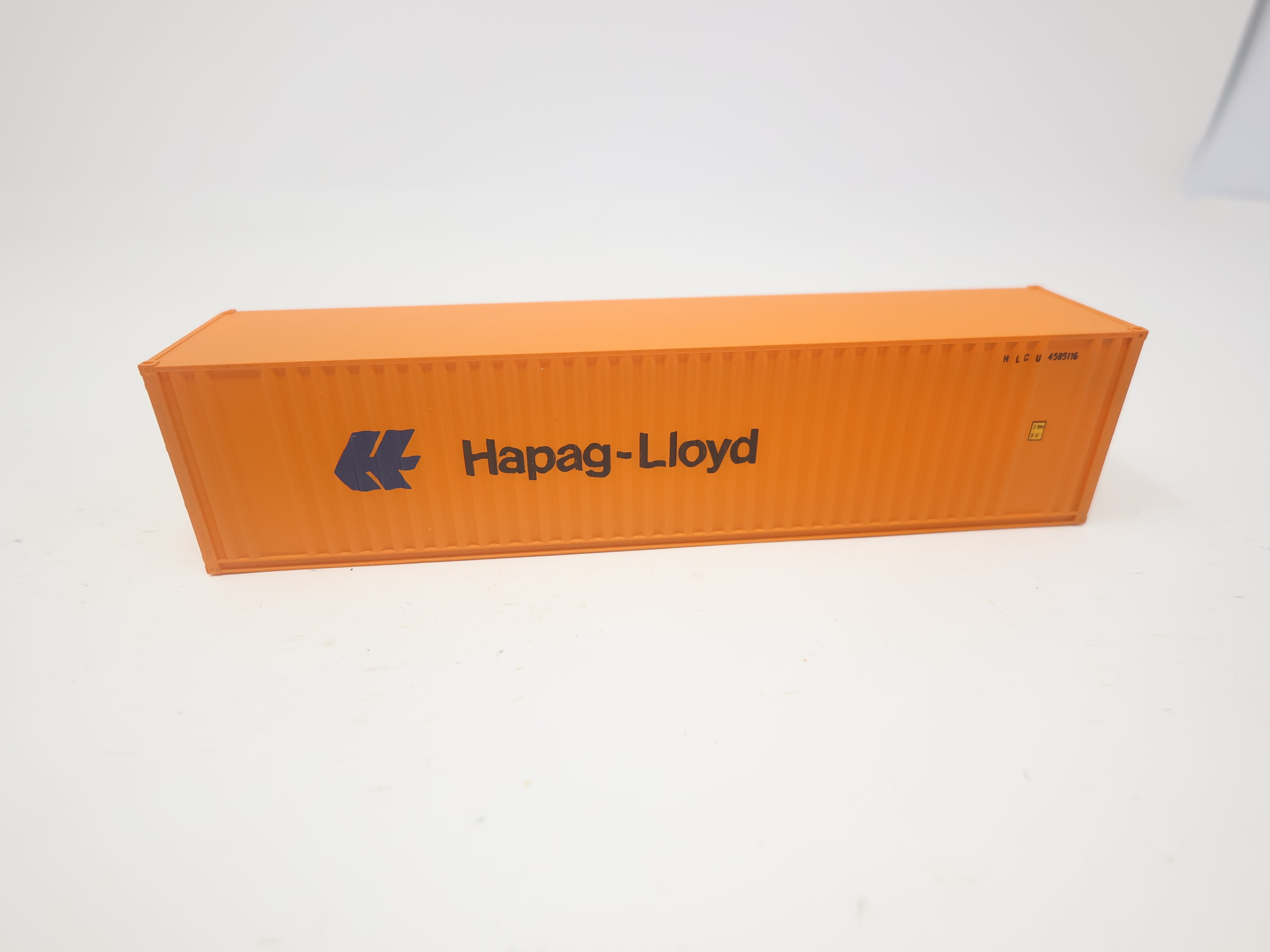 USED Walthers HO Scale, 40' Hi-Cube Container, Hapag-Lloyd HLCU #4585116