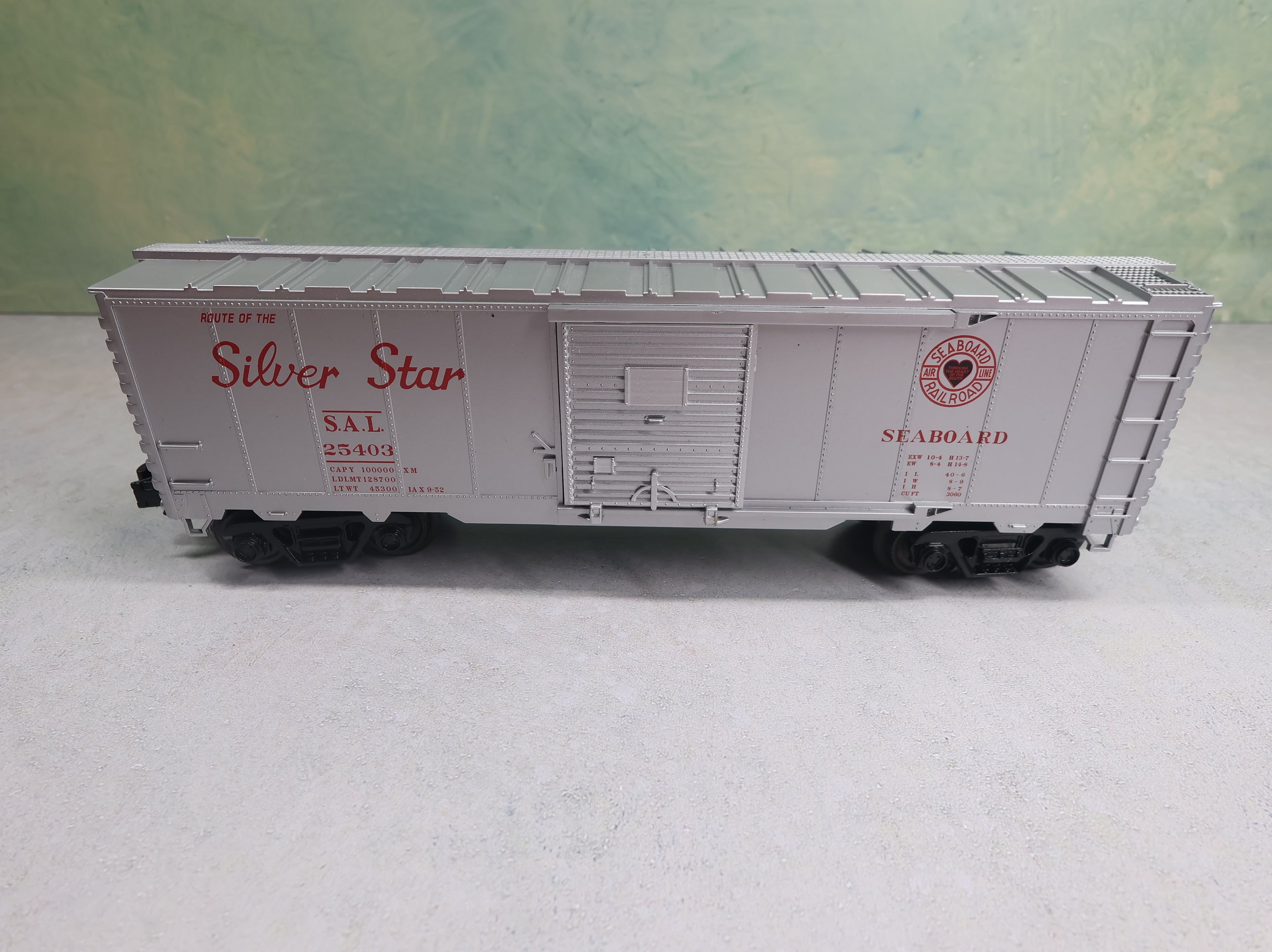 USED Atlas O Box Car Seaboard Air Line SAL #25403