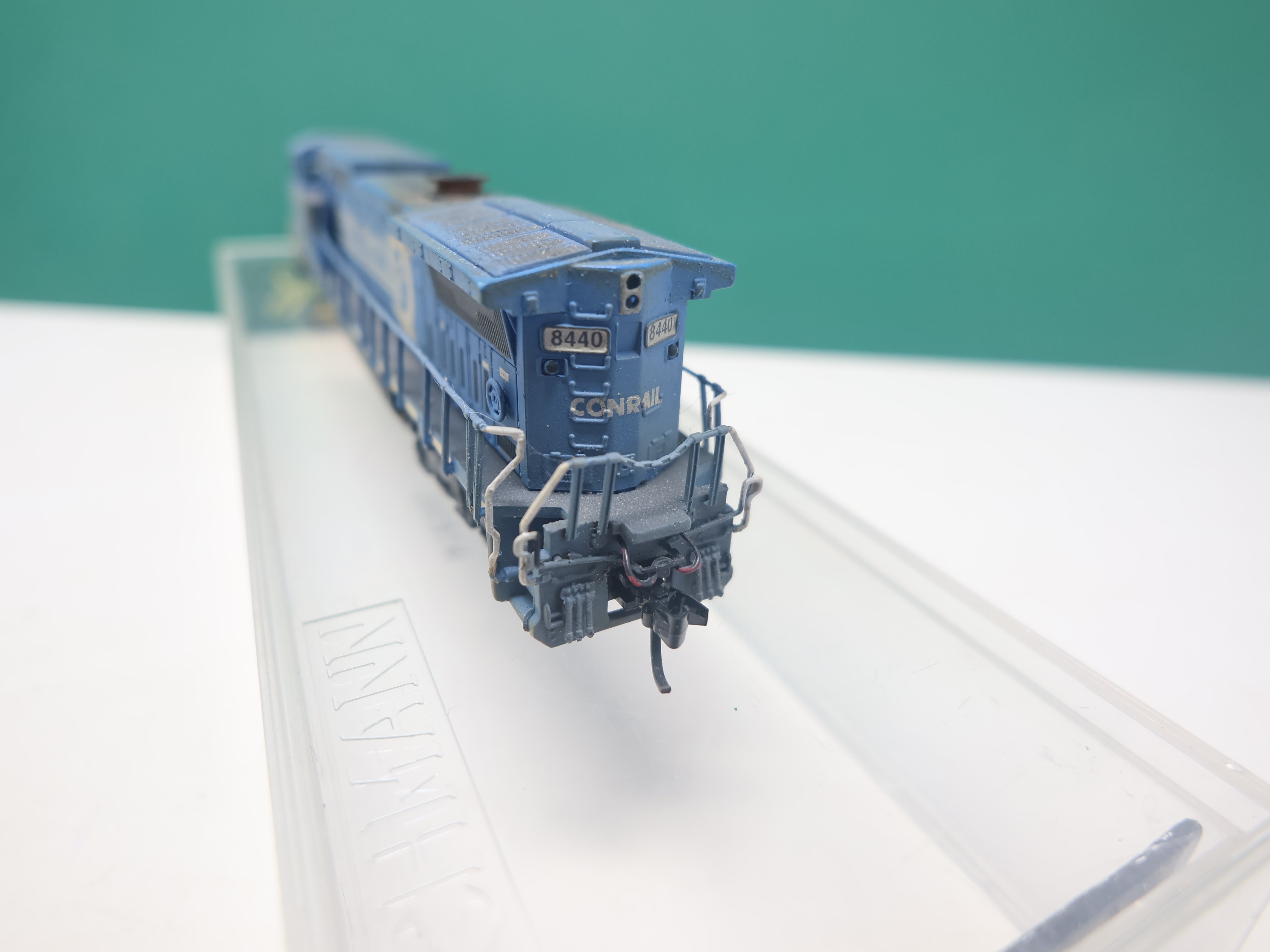 USED Bachmann 86066 N Scale, GE Dash 8-40CW , Conrail Quality PRR #8440, Patched, Weathered (DCC, No Sound)