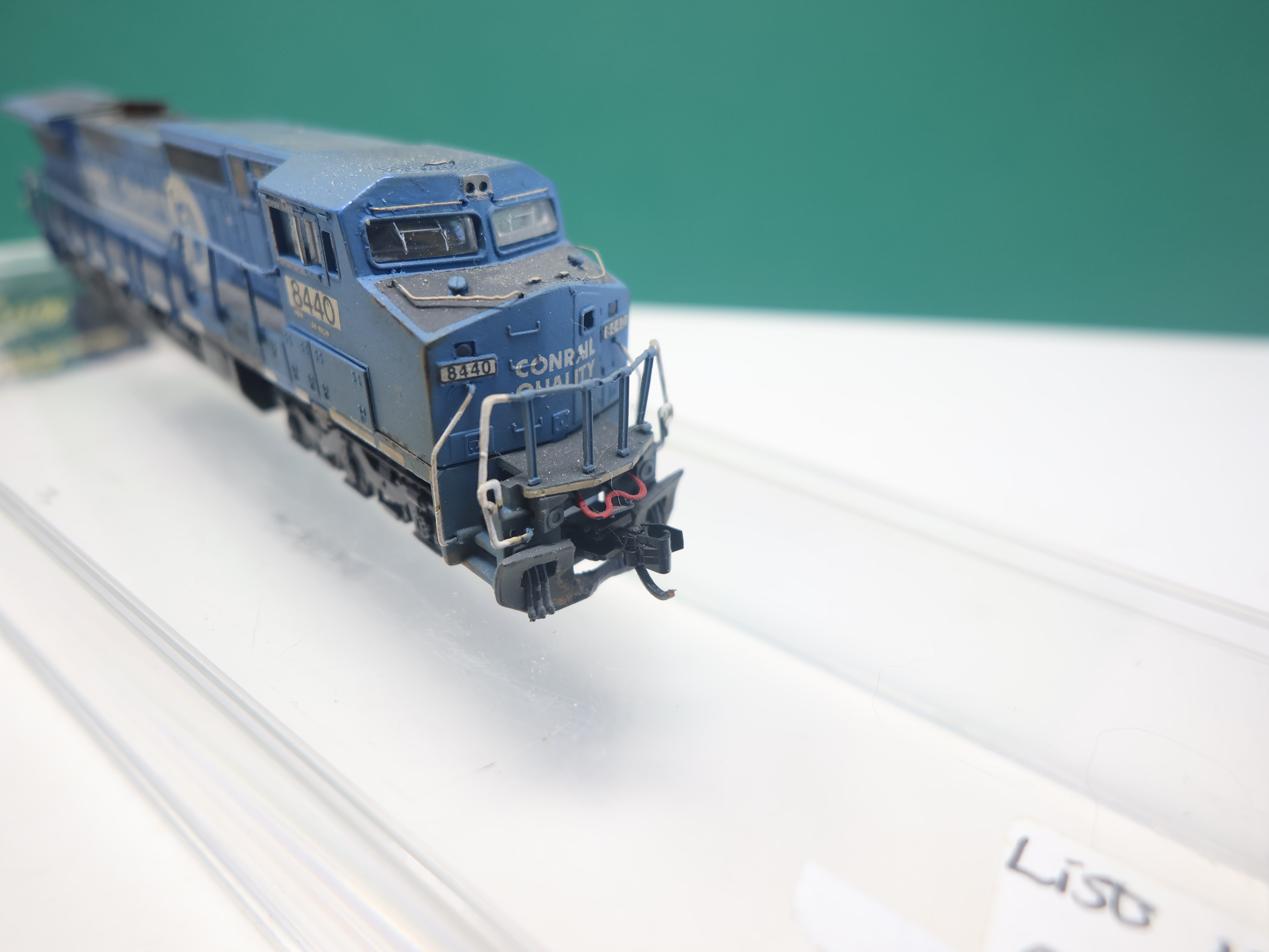 USED Bachmann 86066 N Scale, GE Dash 8-40CW , Conrail Quality PRR #8440, Patched, Weathered (DCC, No Sound)