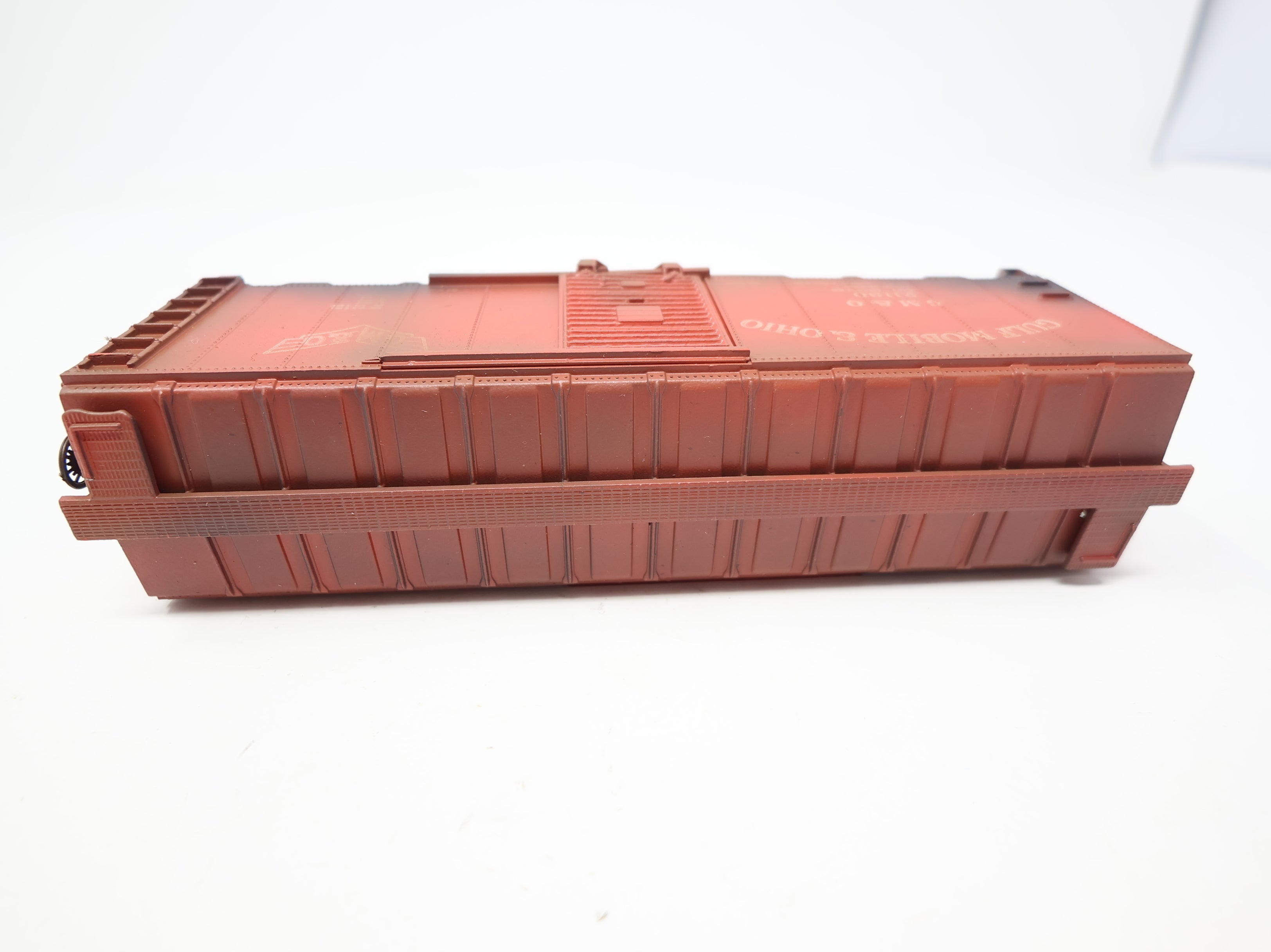 USED Athearn HO Scale 40' Box Car Gulf, Mobile and Ohio GM&O #21190 Weathered