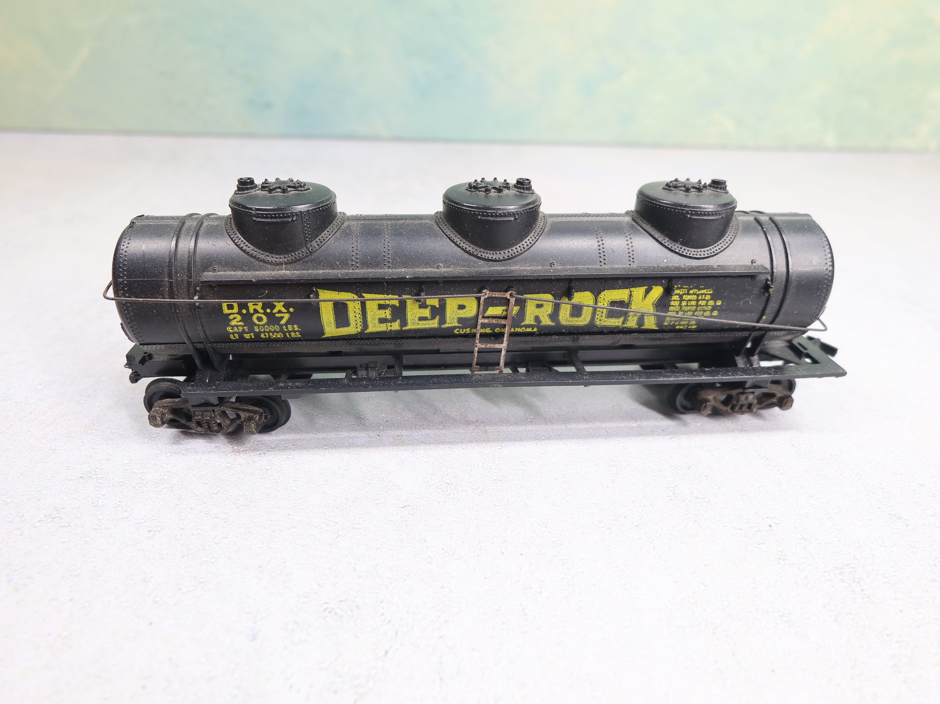 USED Athearn HO Scale Single Dome Tank Car Deep Rock DRX #207