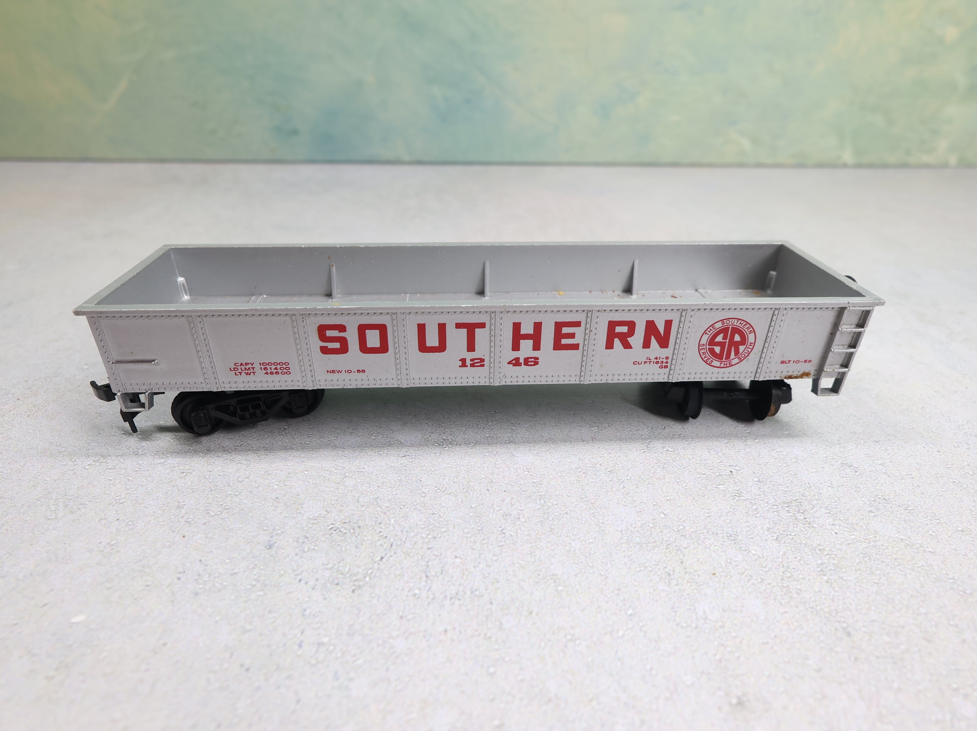 USED Bachmann HO Scale 40' Gondola Southern #1246