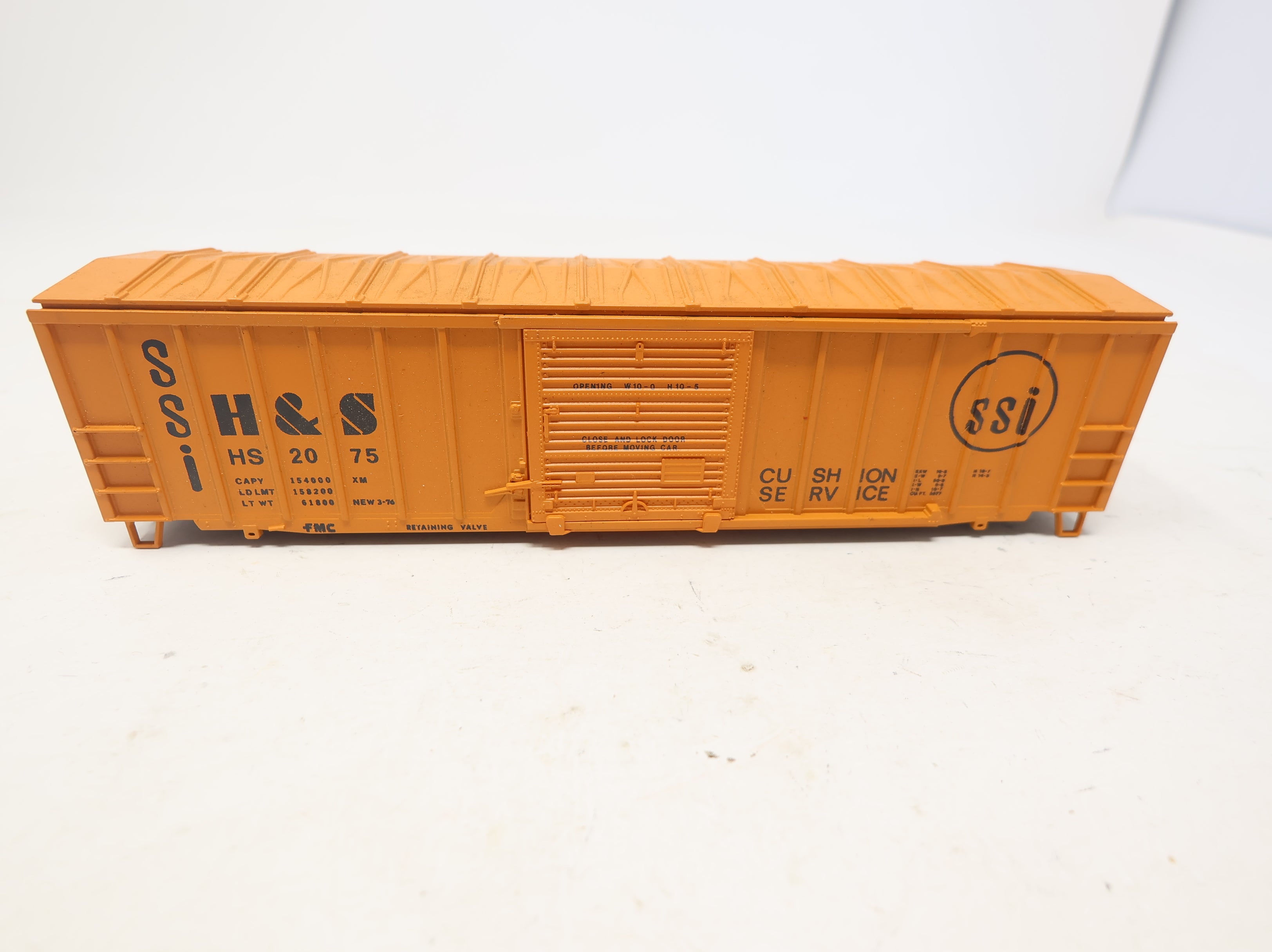 USED Athearn HO Scale 50' SD Box Car H&S Railroad HS #2075