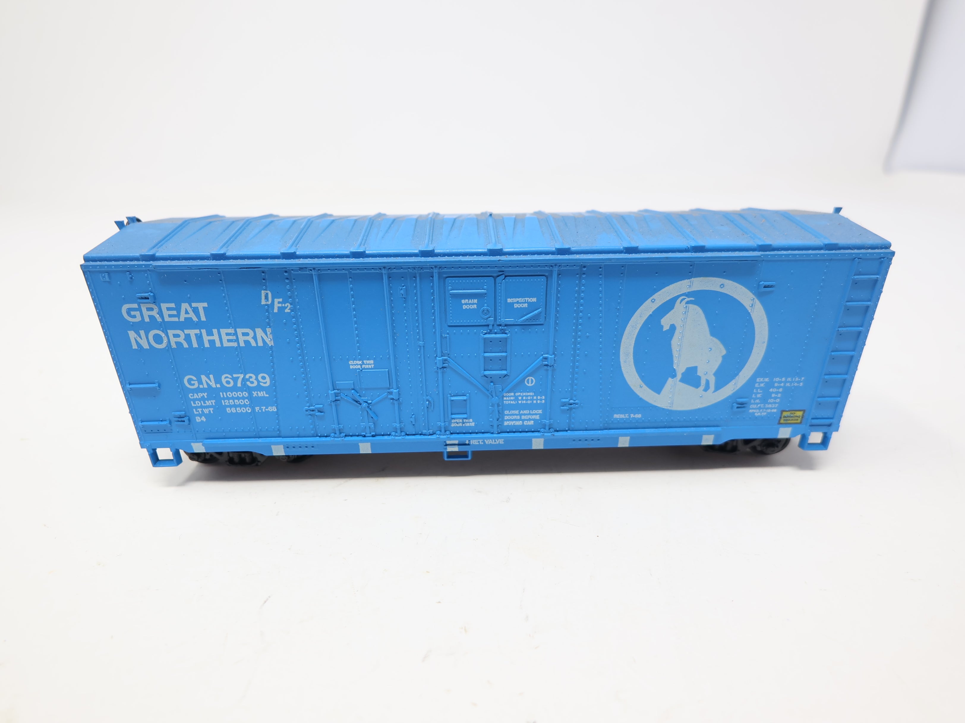 USED Athearn HO Scale 40' Box Car Great Northern GN #6739