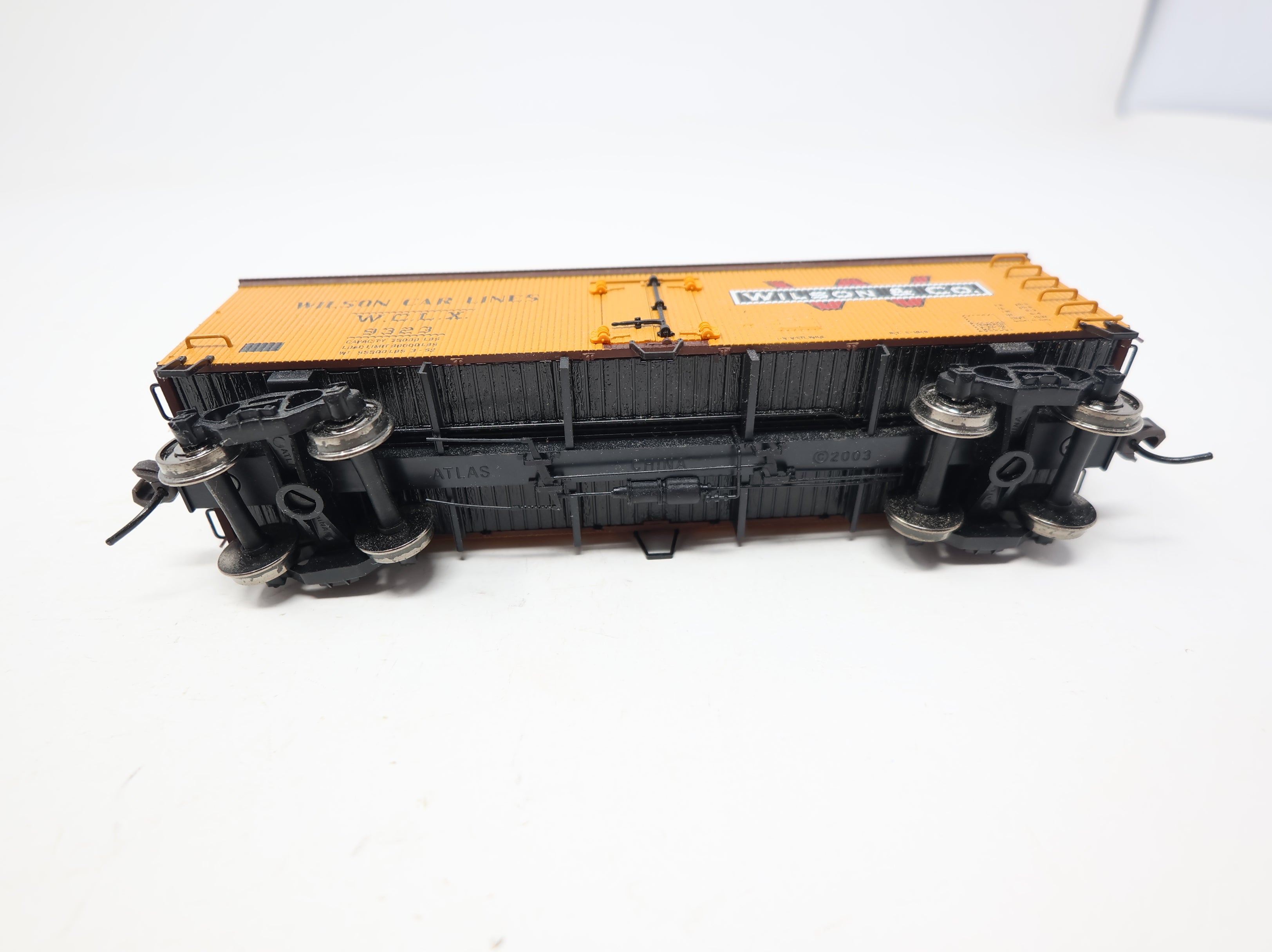 USED Atlas HO Scale 36' Wood Reefer Wilson Car Lines WCLX #9323