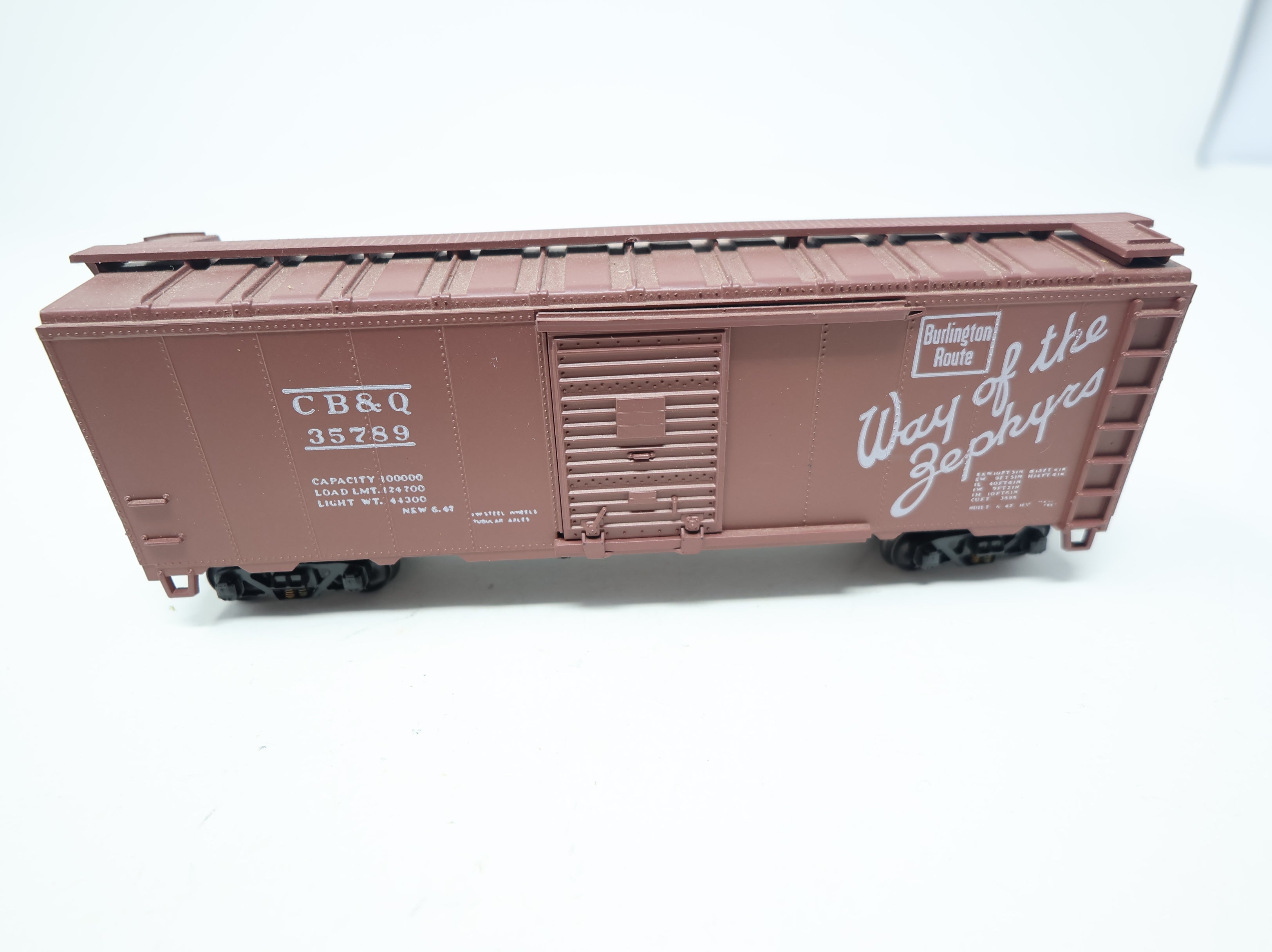 USED Athearn HO Scale 40' Box Car CB&Q #35789