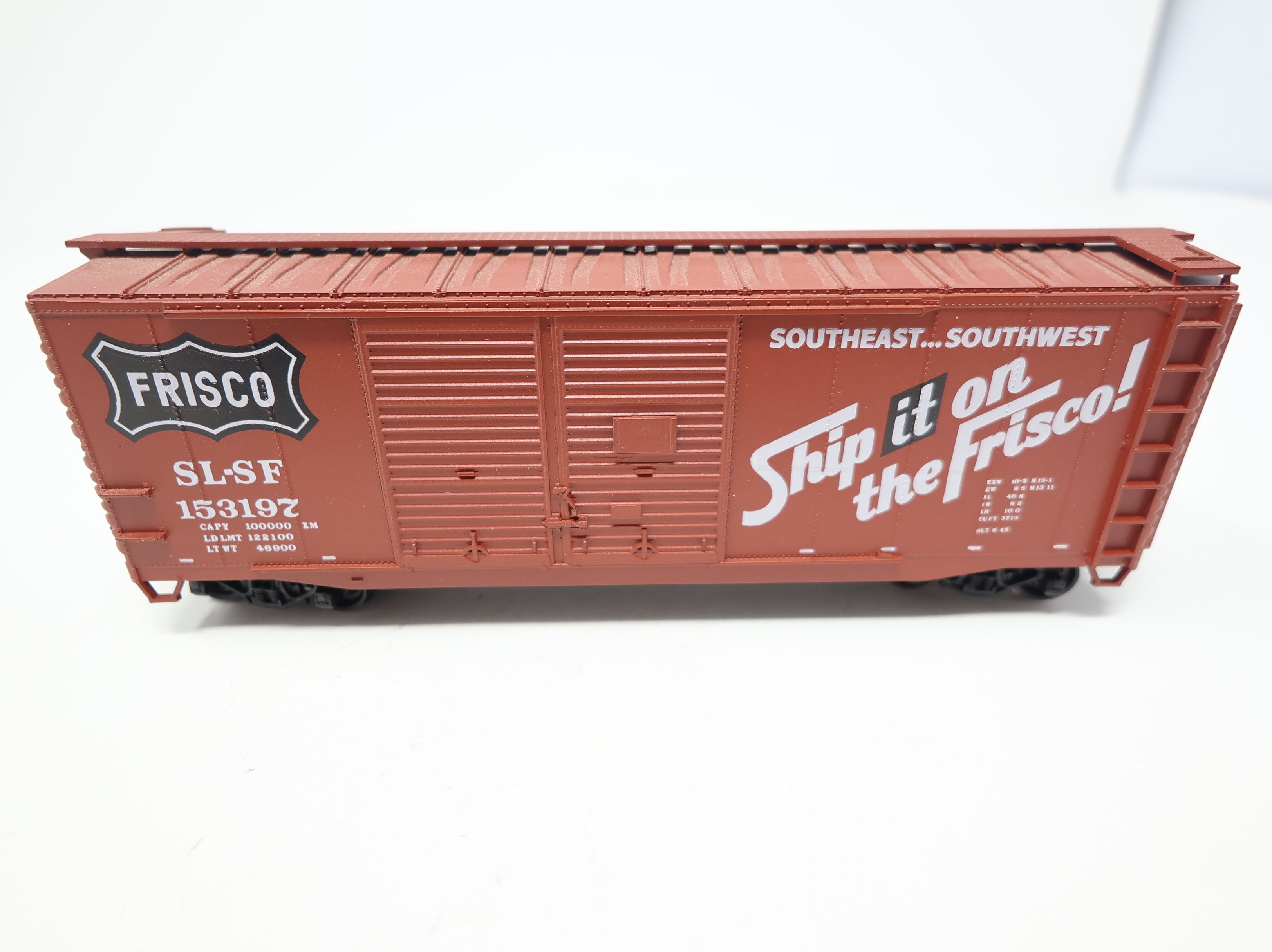 USED Accurail HO Scale 40' Box Car Frsico SLSF #153197