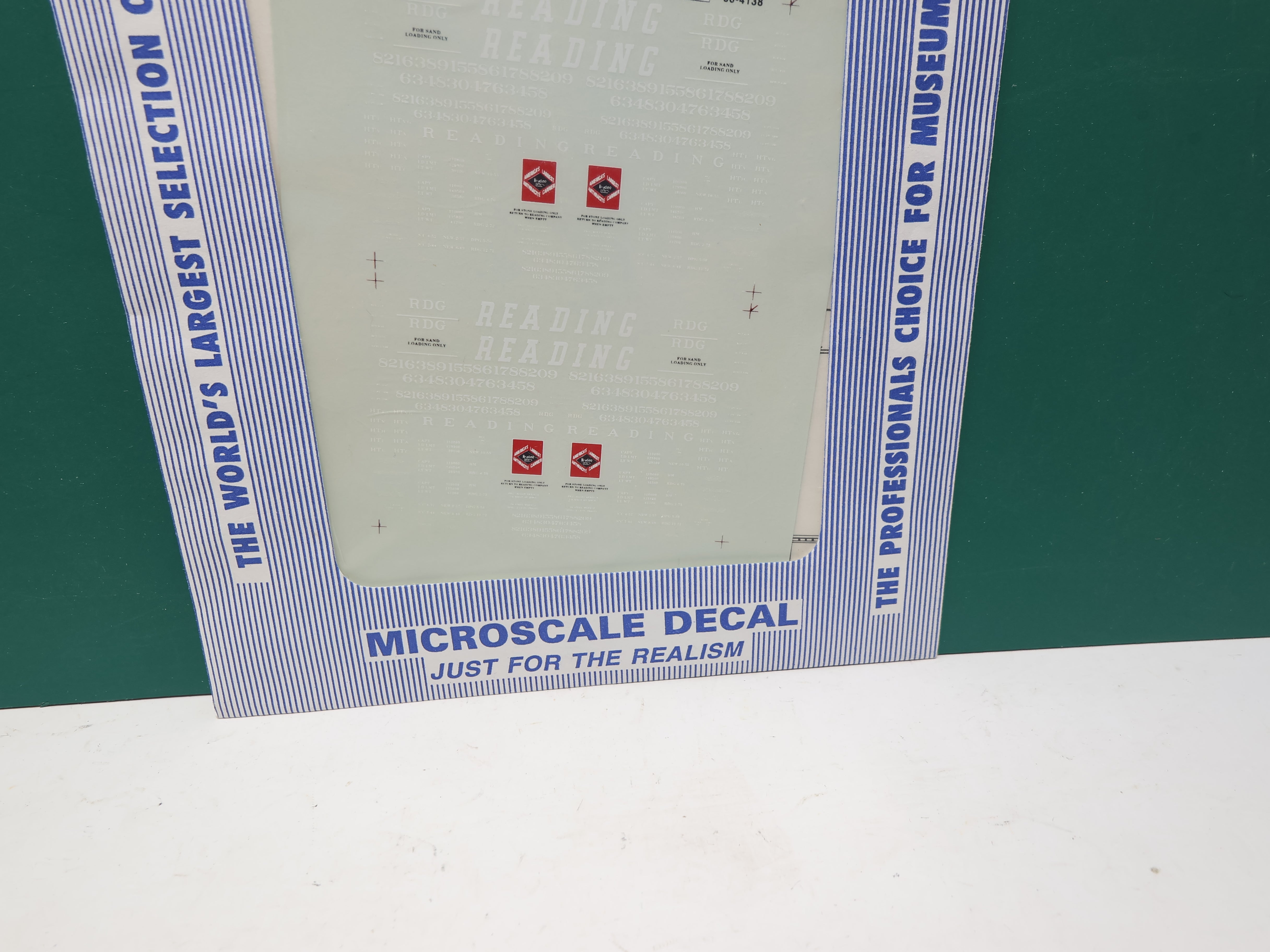 MICROSCALE 60-4138 N Scale, 2 Bay Open Top Hopper Decals 1944-76 , Reading