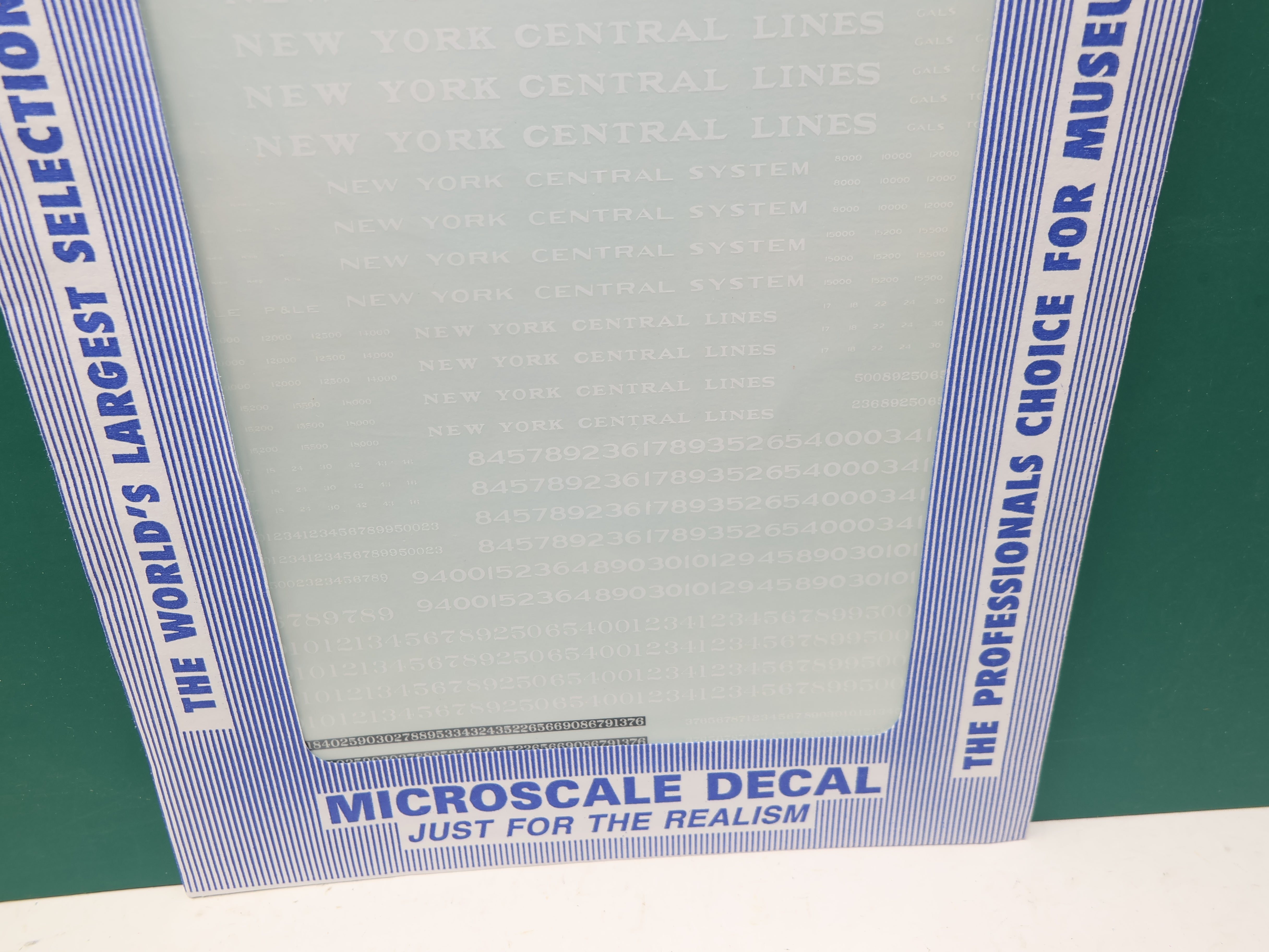 MICROSCALE 87-78 HO Scale, Steam Locomotive Decals, New York Central System