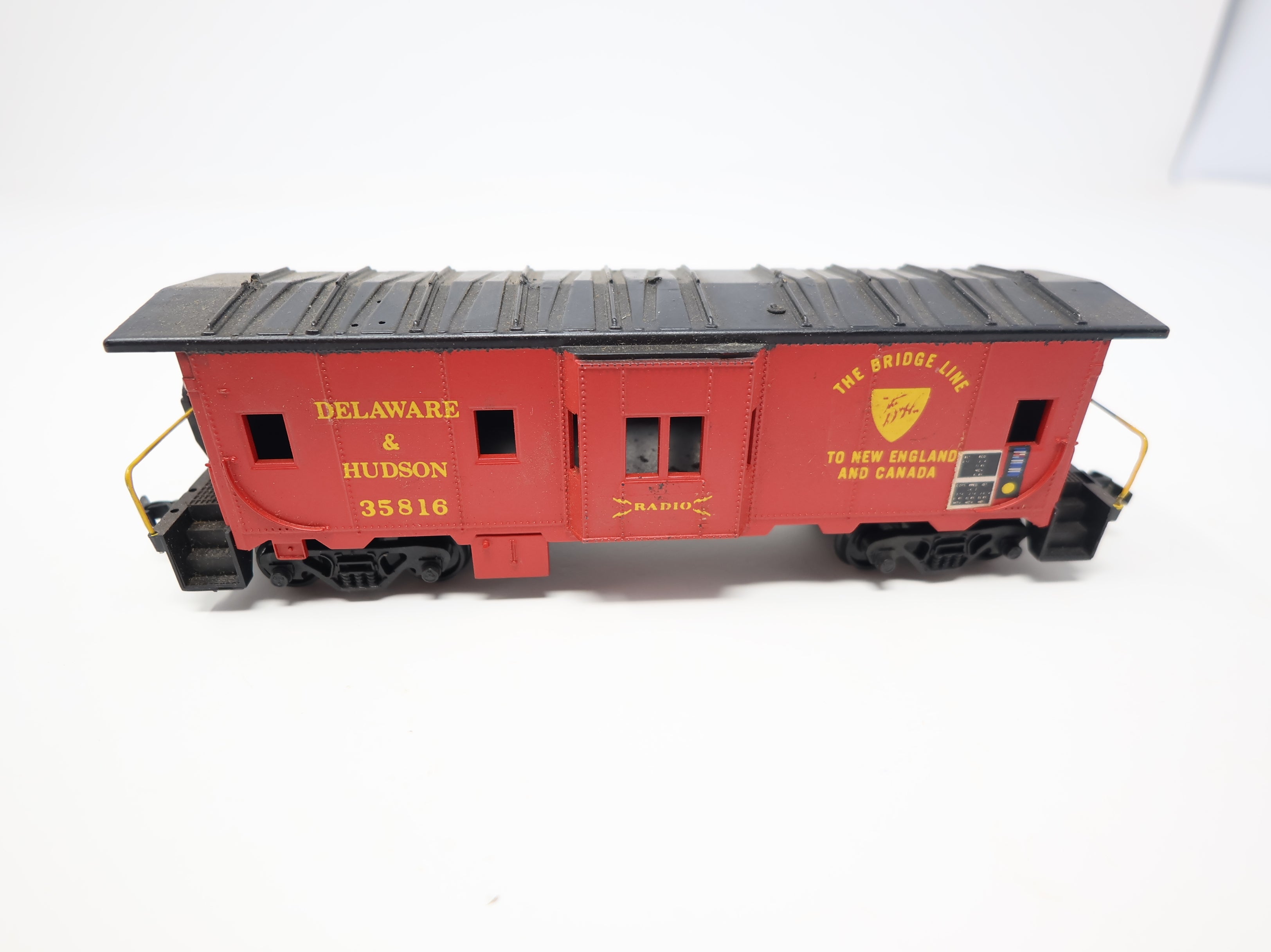 USED Athearn HO Scale Bay Window Caboose Delaware and Hudson #35816 Decal