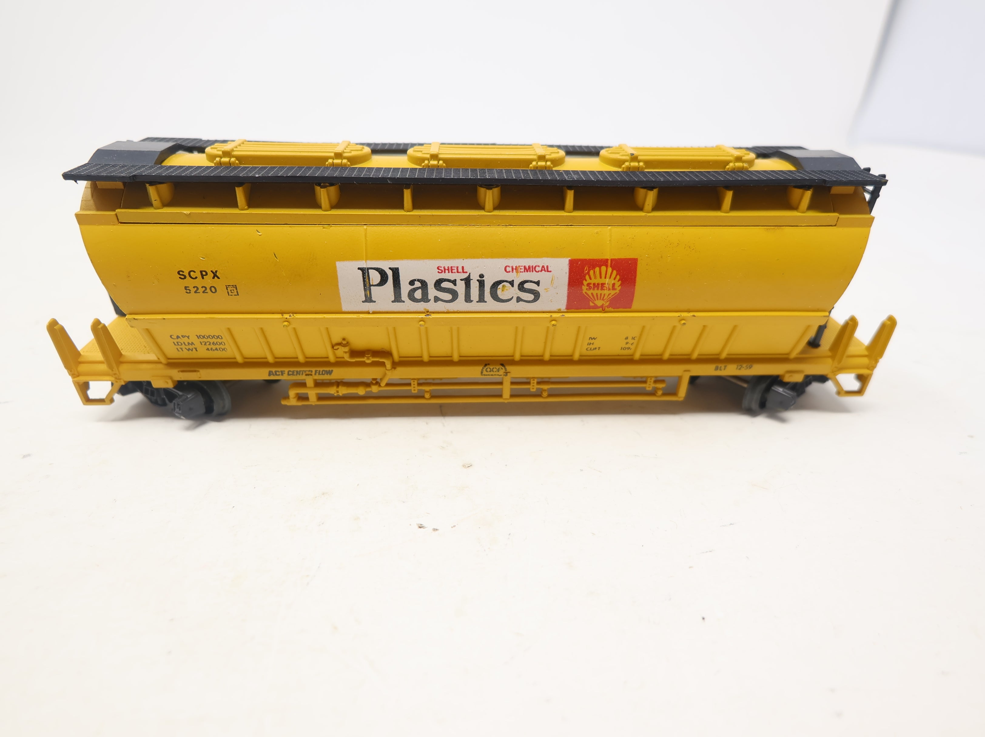 USED AHM HO Scale ACF Center Flow Hopper Shell Plastics SCPX #5220