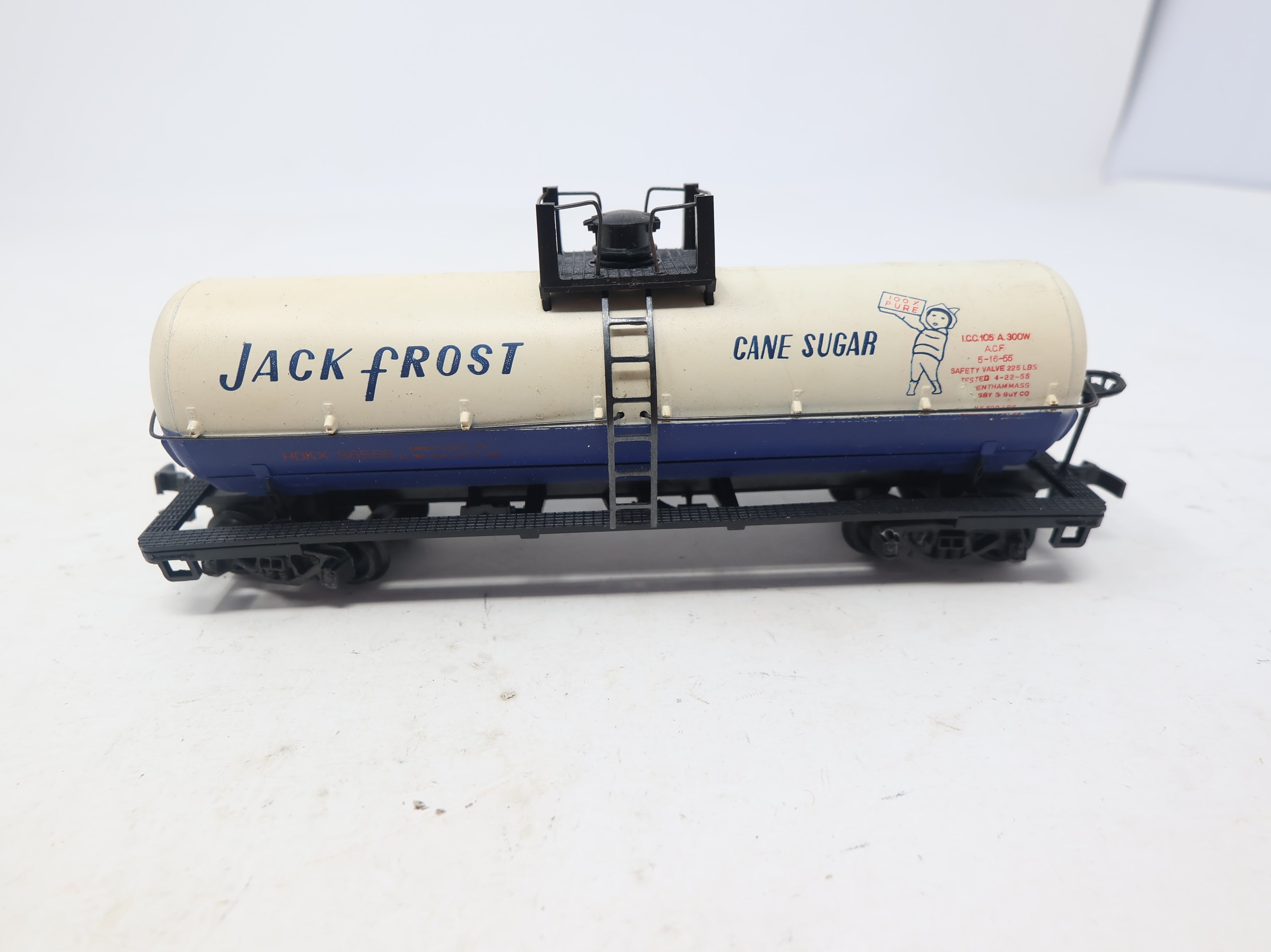 USED AHM HO Scale Single Dome Tank Car Jack Frost HOKX #56656