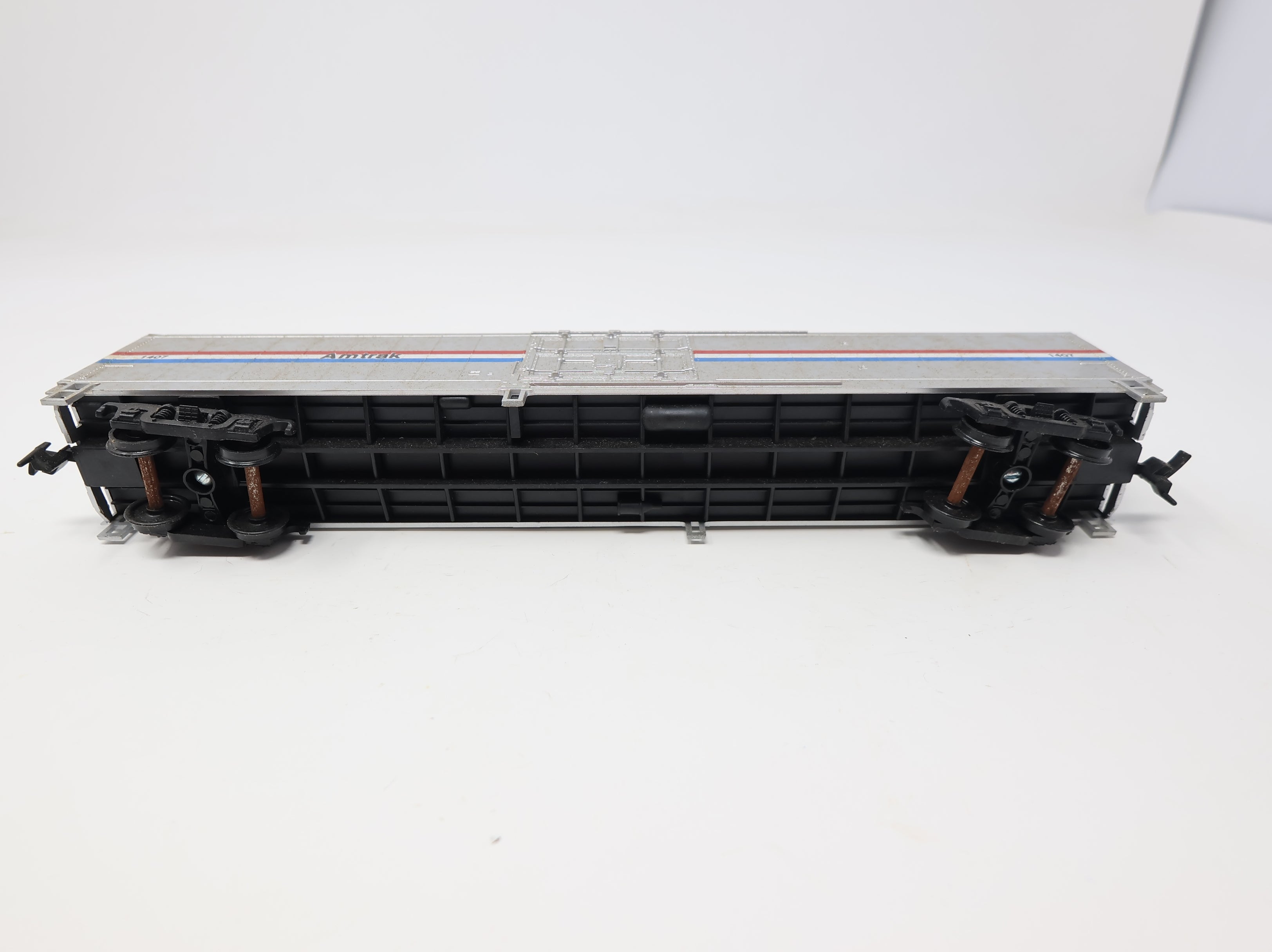 USED Con-Cor HO Scale 60' Material Handling Car Amtrak #1407