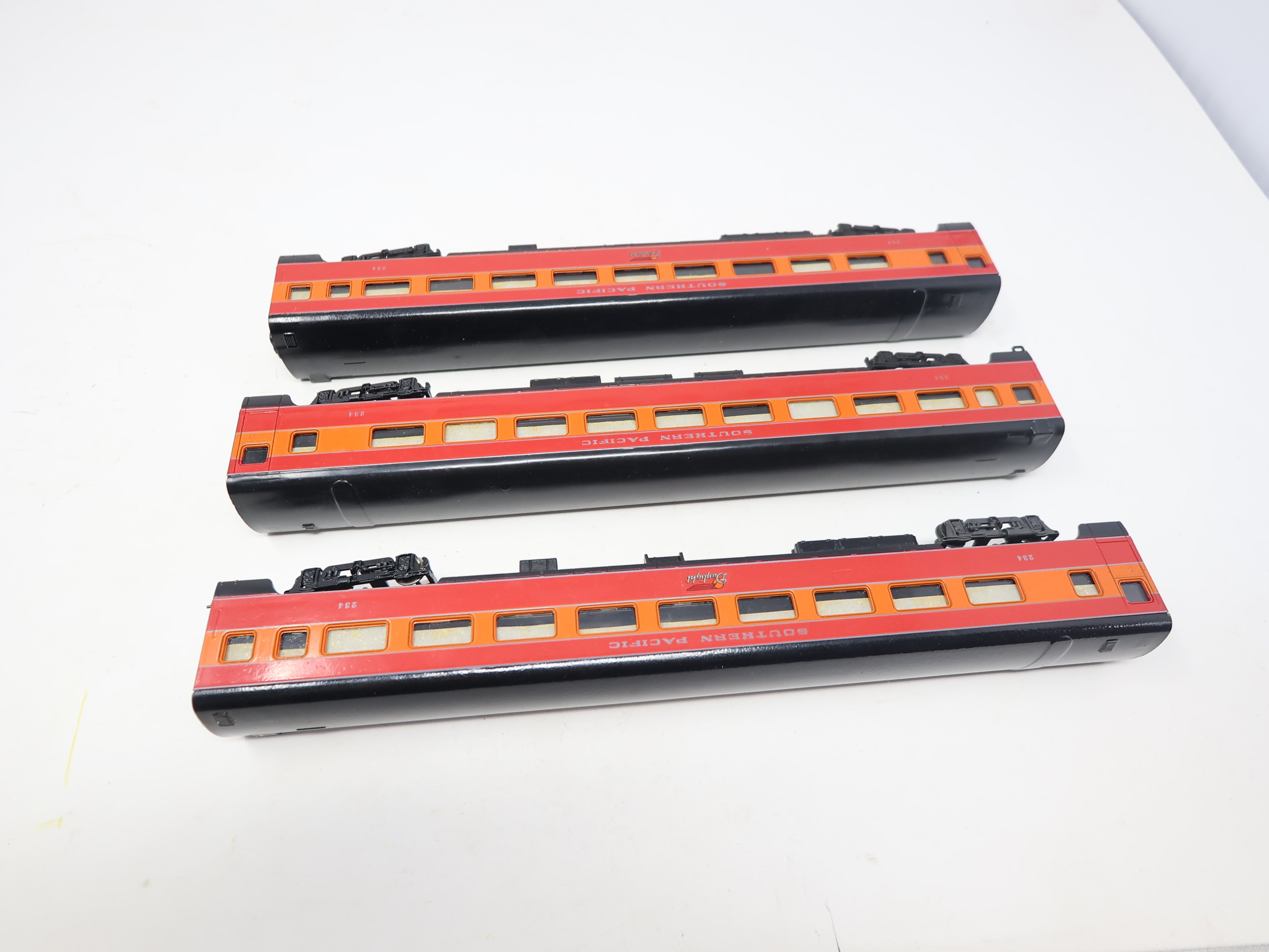 USED Rivarossi HO Scale, Lot of 3 Passenger Cars, Southern Pacific #234