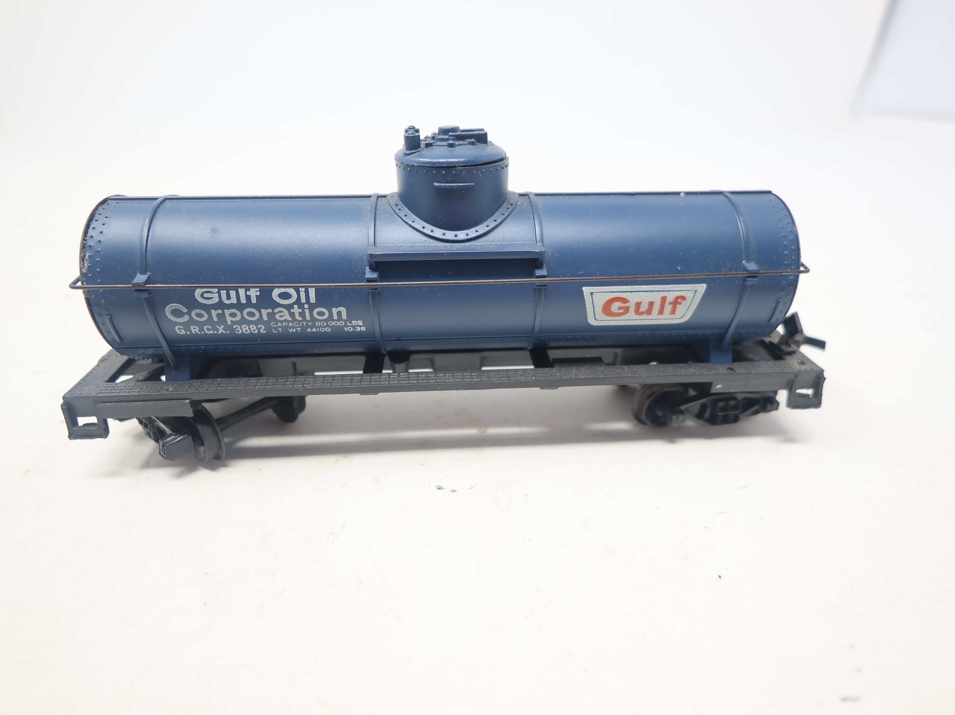 USED HO Scale Single Dome Tank Car Gulf GRCX #3882