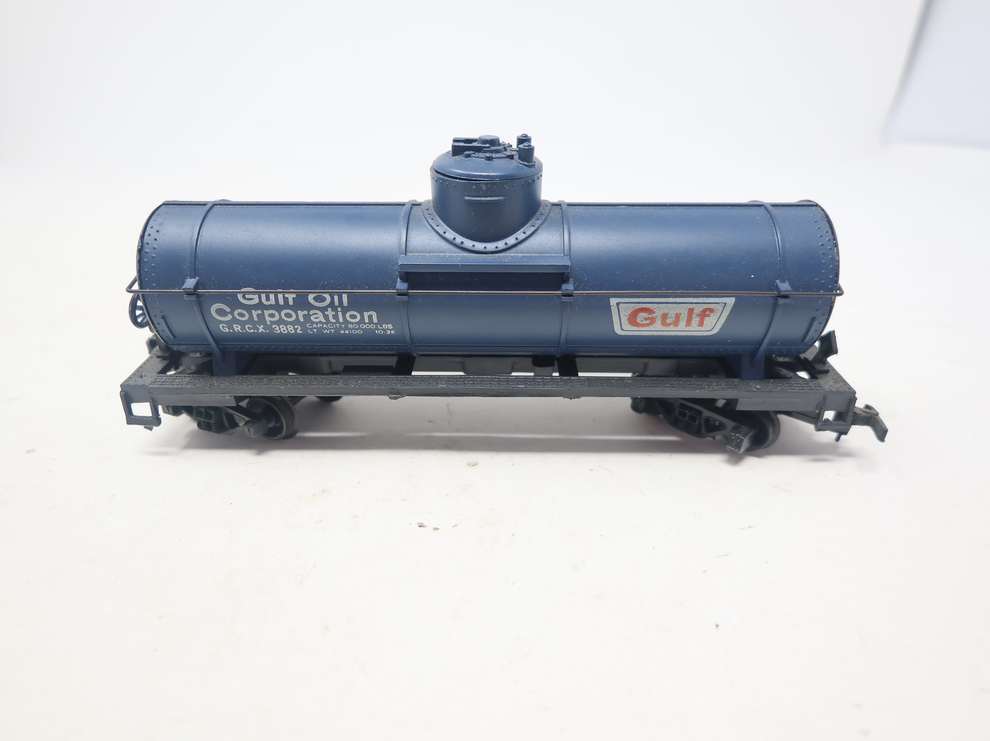 USED HO Scale Single Dome Tank Car Gulf GRCX #3882