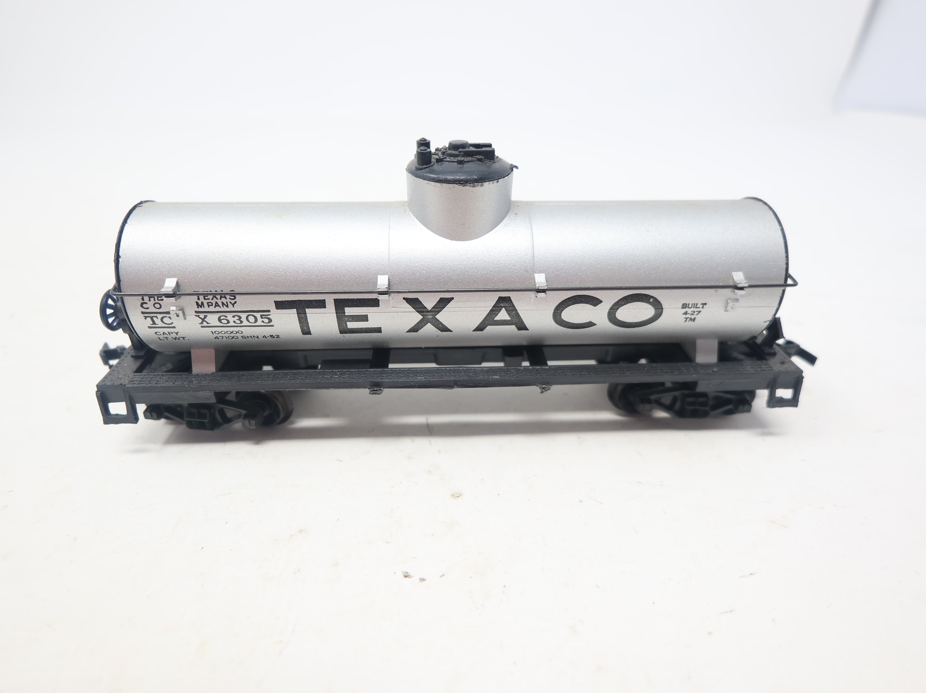 USED HO Scale Single Dome Tank Car Texaco TCX #6305