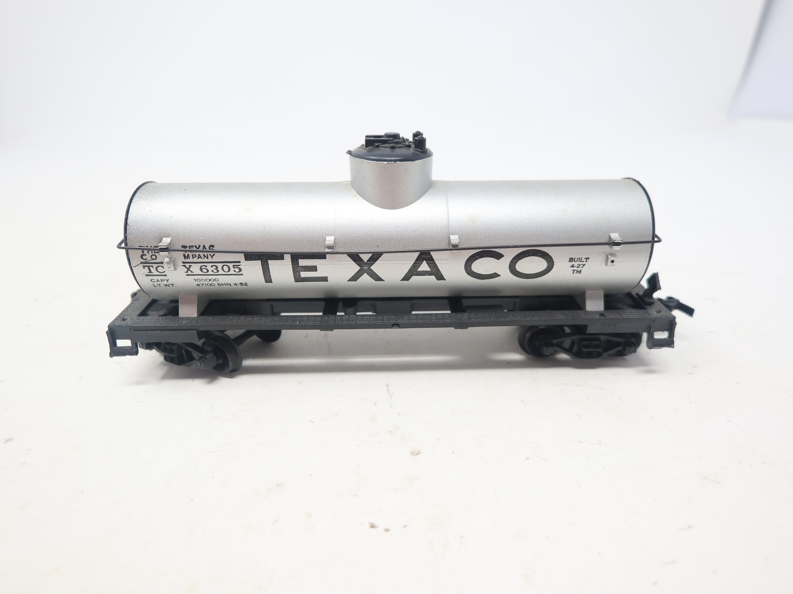 USED HO Scale Single Dome Tank Car Texaco TCX #6305