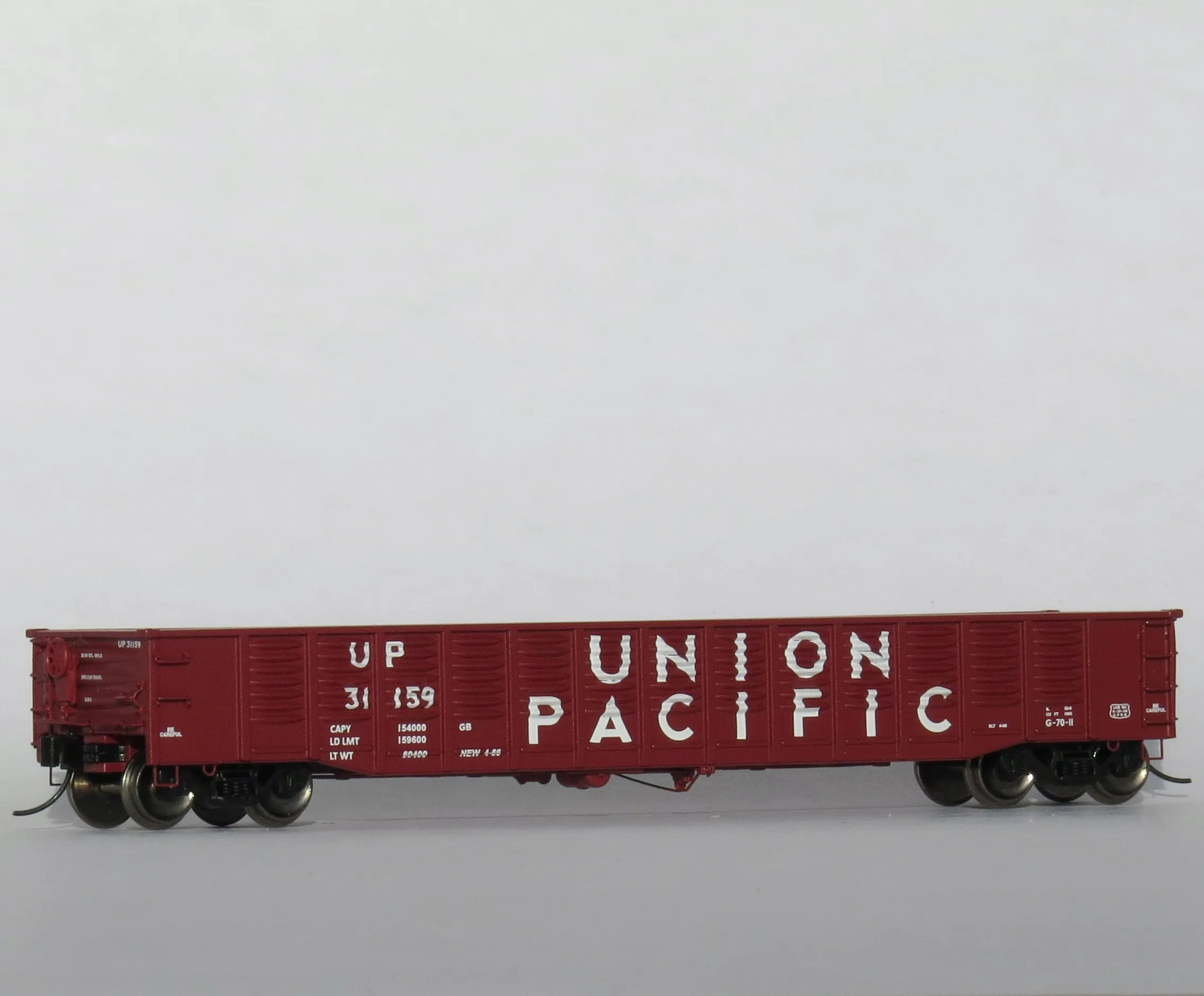 Trainworx 2520736 N Scale, 52' Gondola, Union Pacific #31417