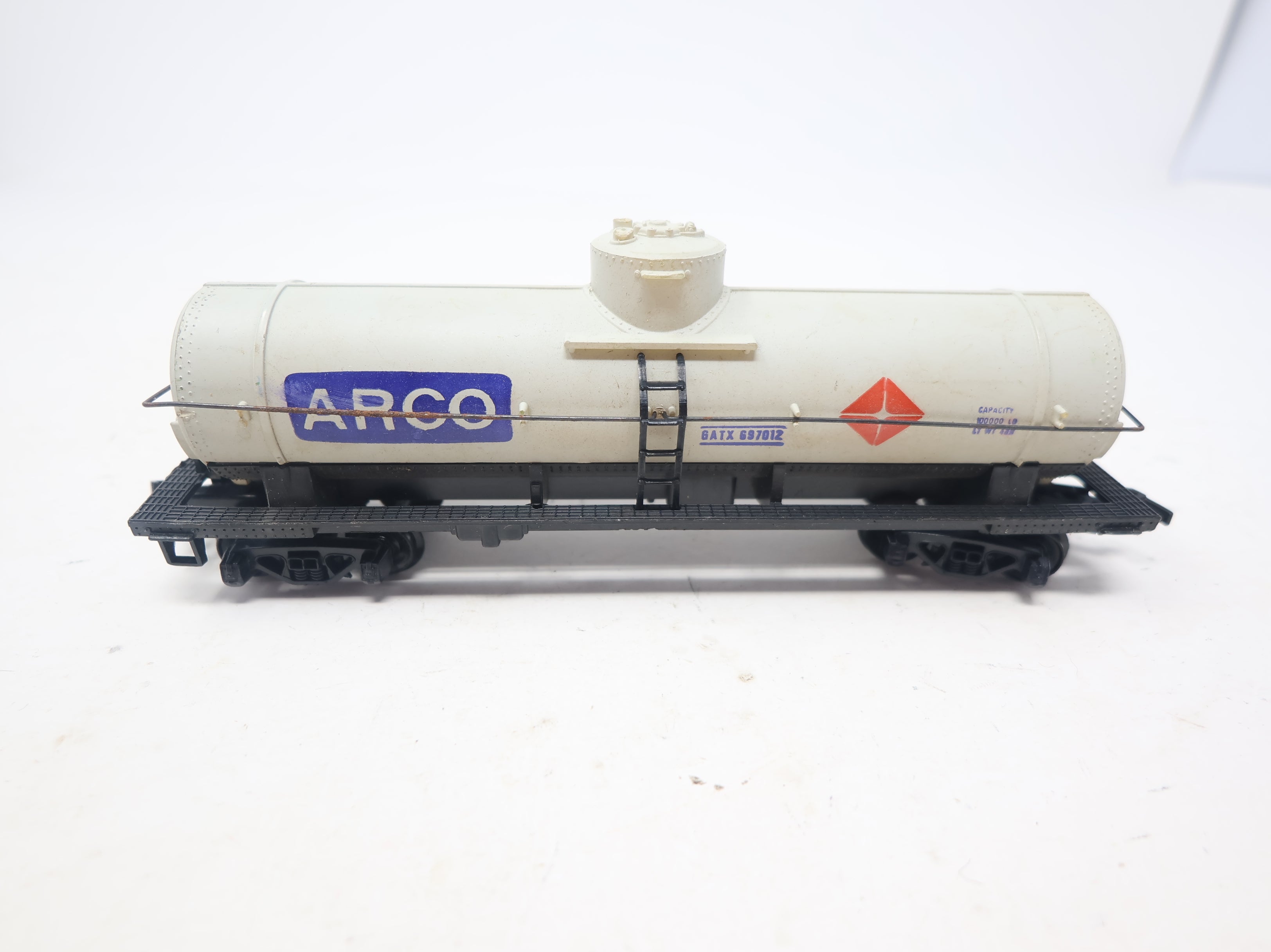 USED Tyco HO Scale Single Dome Tank Car Arco GATX #697012