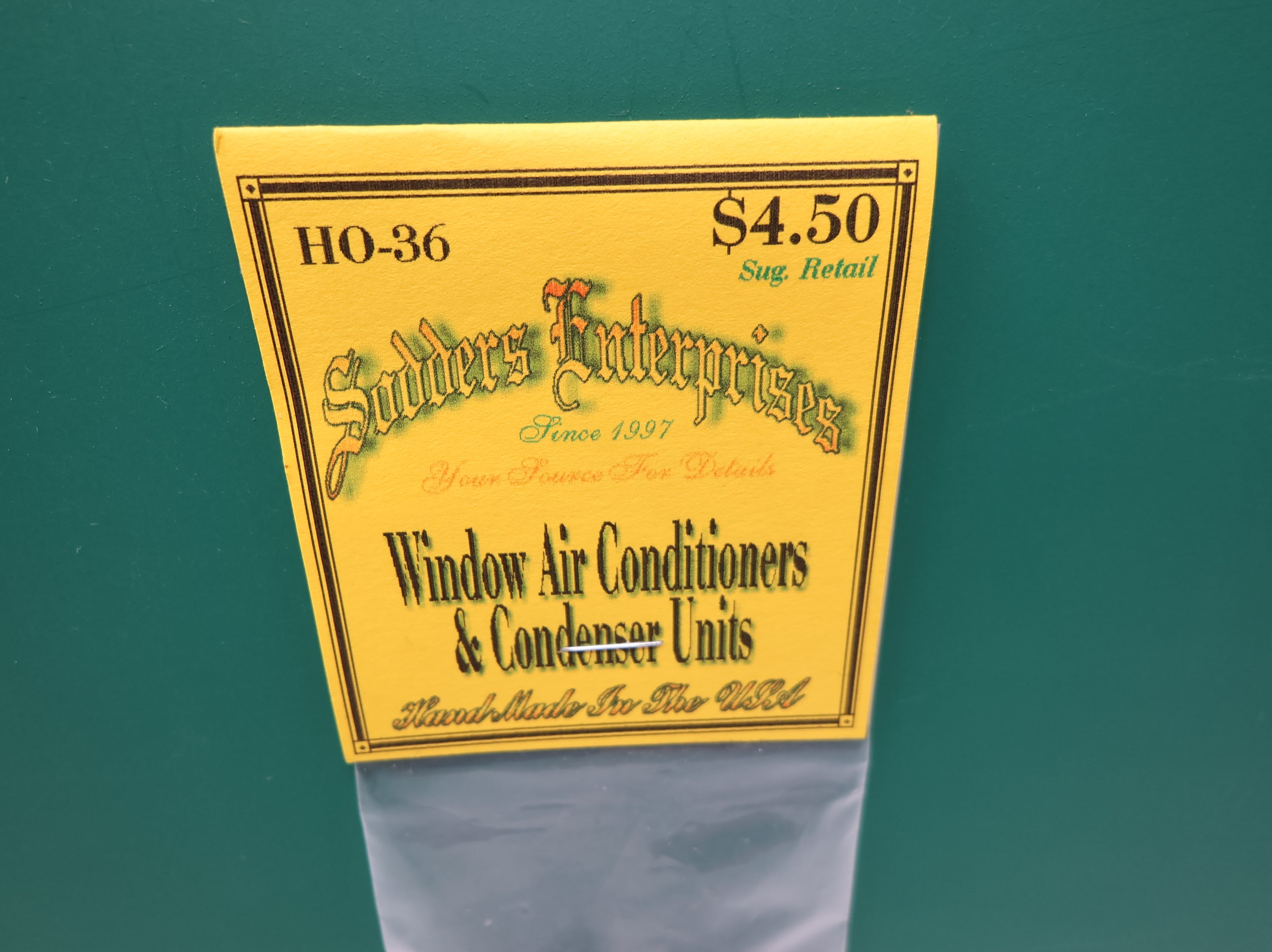 USED Sodders Enterprises #HO-36 HO Scale Window & Air Conditioners & Condenser Units