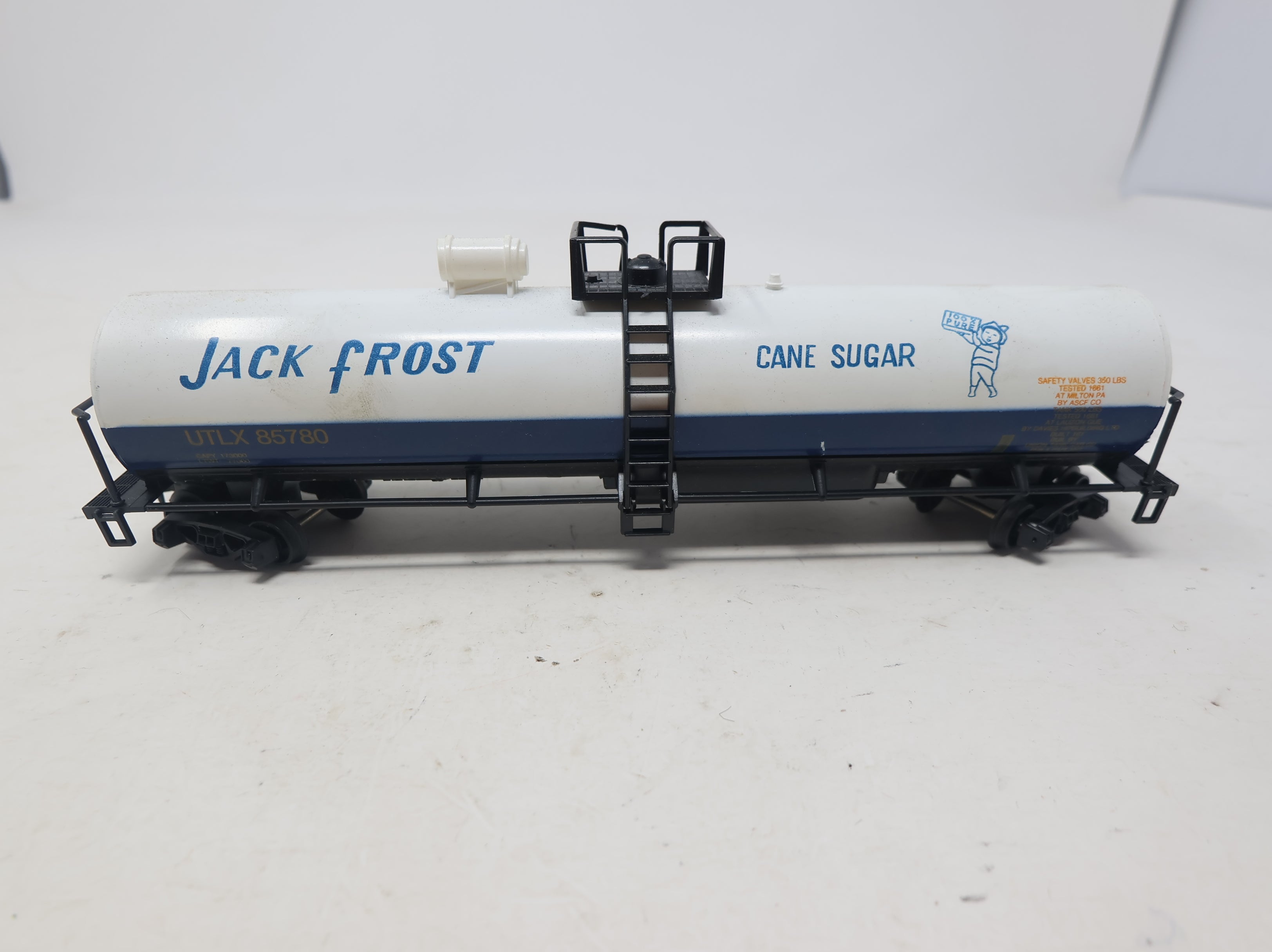 USED AHM HO Scale Tank Car Jack Frost Cane Sugar UTLX #85780